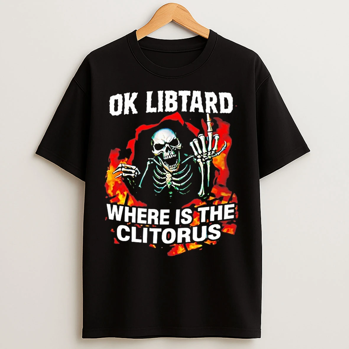 Classic Ok Libtard Where Is The Clitorus T Shirts