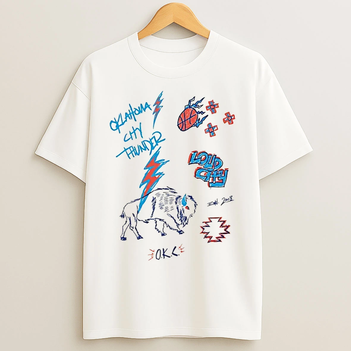 Classic Oklahoma City Thunder Loud Ciyy 2028 T Shirts