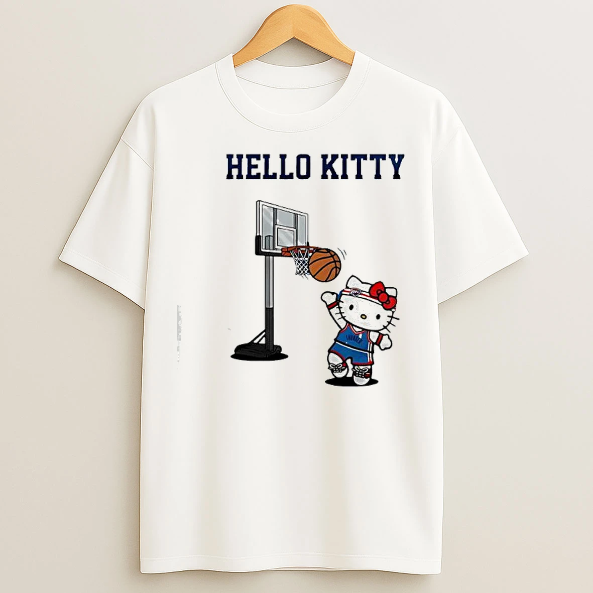 Classic Oklahoma City Thunder X Hello Kitty For Fans Holiday T Shirts