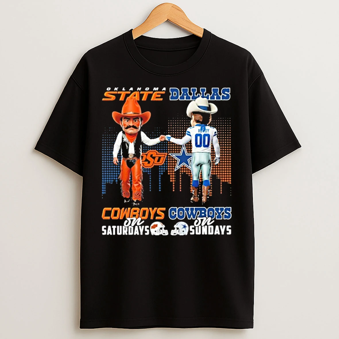 Classic Oklahoma Cowboys On Saturdays X Dallas Cowboys On Sundays T Shirts