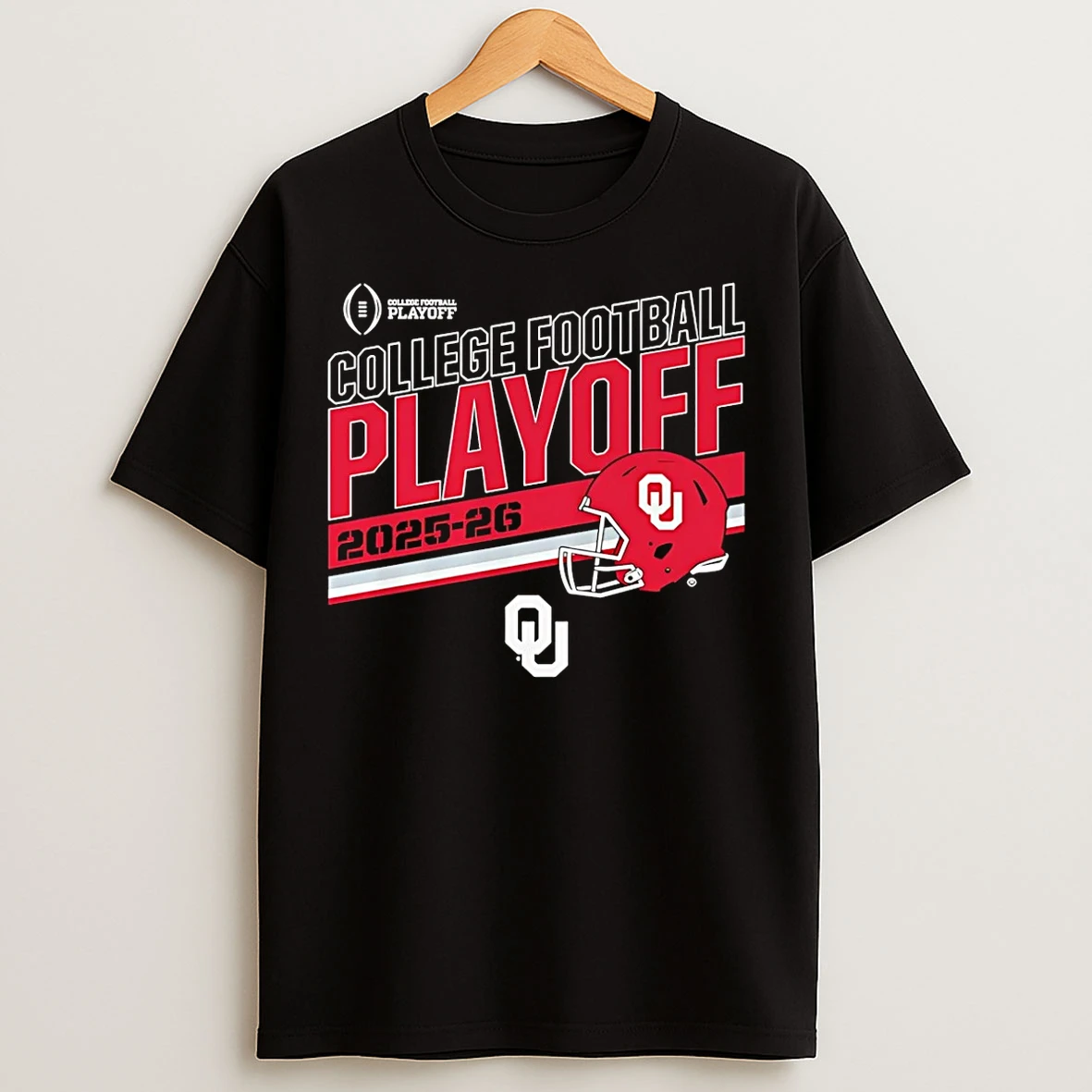 Classic Oklahoma Football 2025 26 Cfp Stripe T Shirts