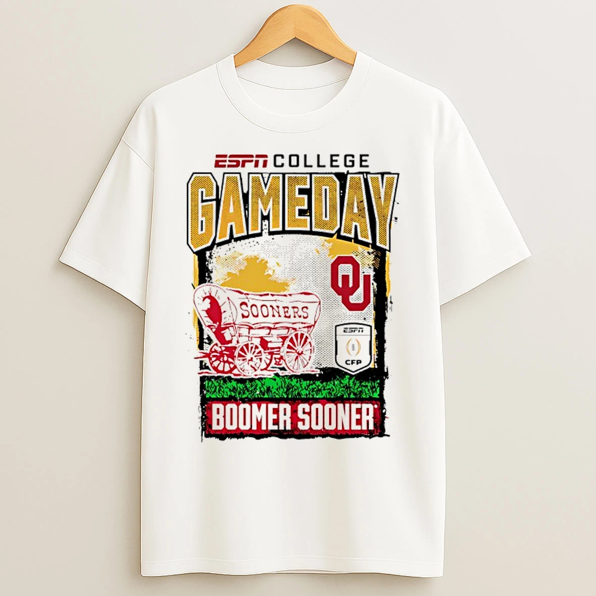 Classic Oklahoma Sooners 2025 26 College Football Playoff Gameday Boomer Sooner Mascot T Shirts