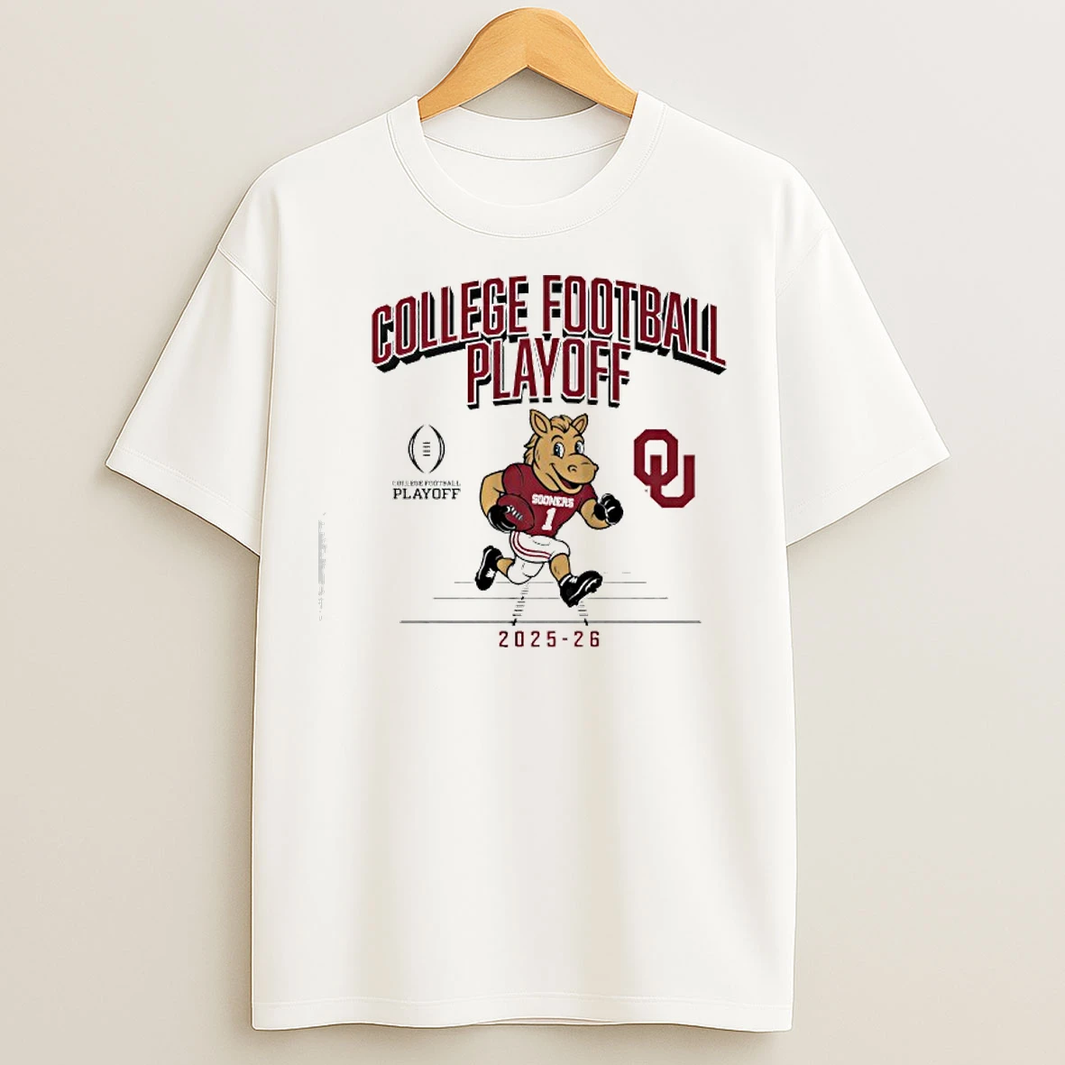 Classic Oklahoma Sooners College Football Playoff 2025 26 Mascot T Shirts