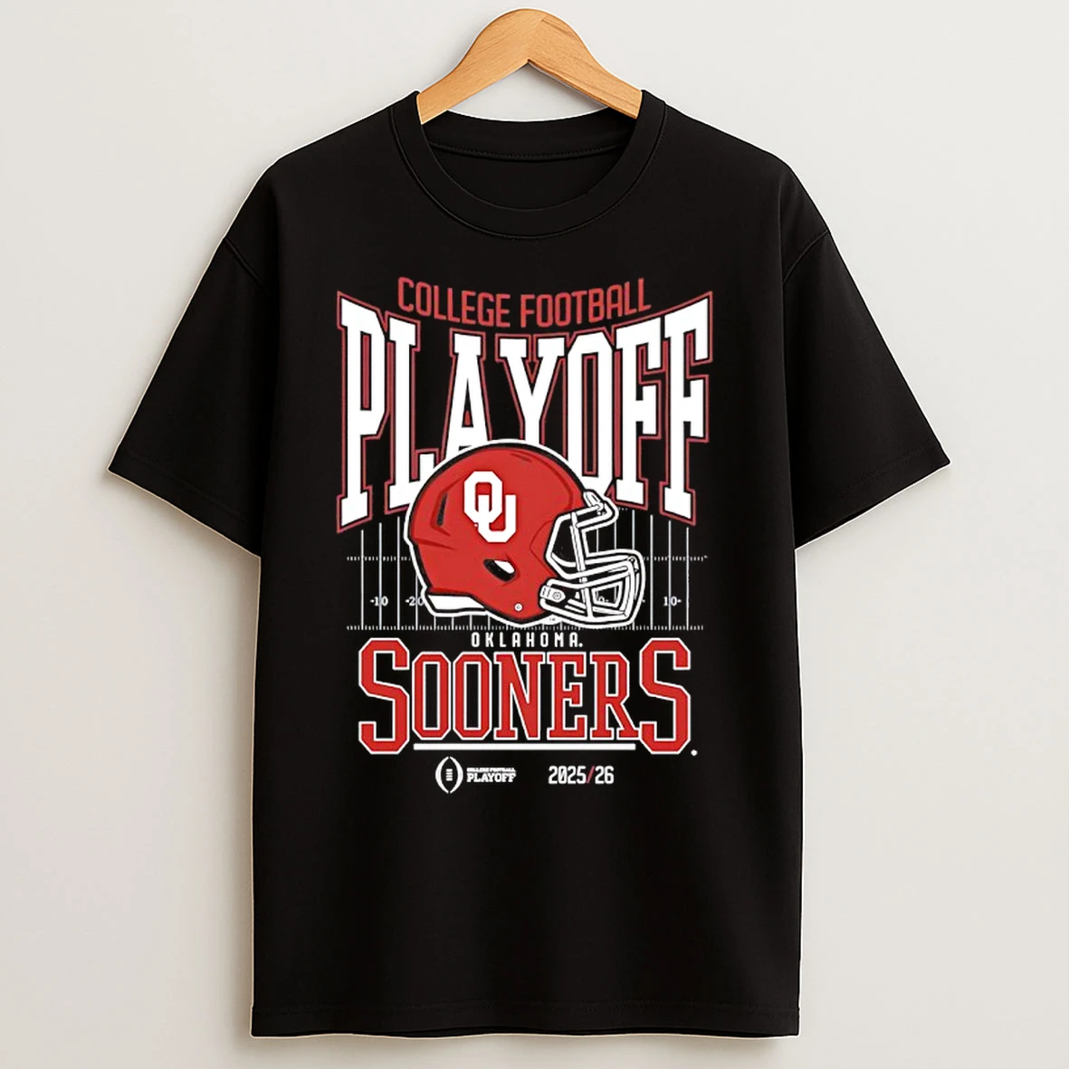Classic Oklahoma Sooners College Football Playoff 2025 26 Helmet T Shirts