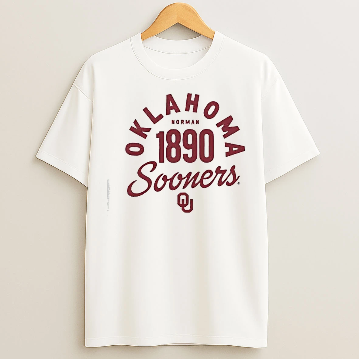 Classic Oklahoma Sooners Norman 1890 Sooners Logo T Shirts