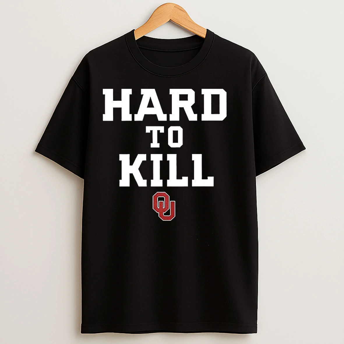 Classic Oklahoma Sooners Football Hard To Kill Logo T Shirts