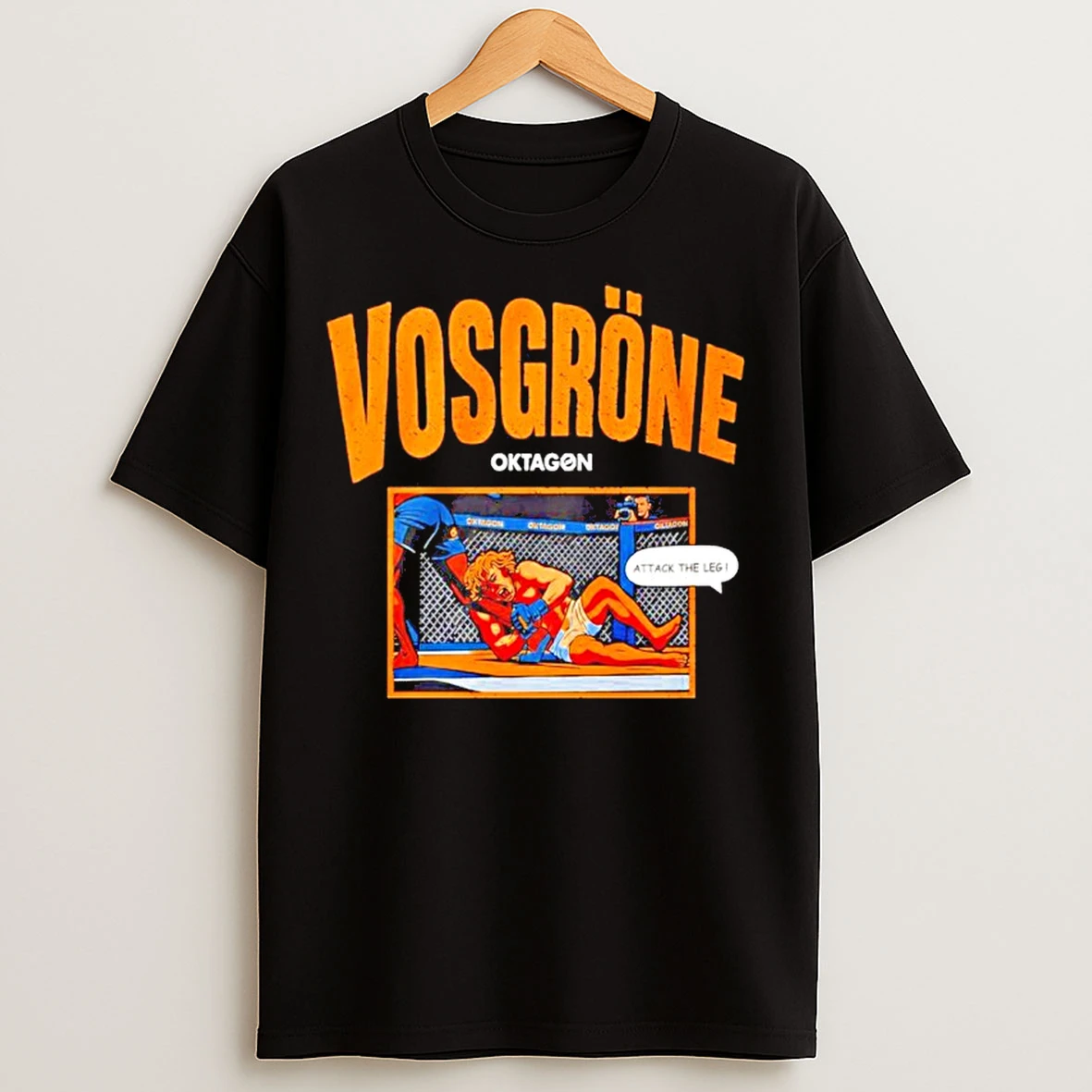Classic Oktagon Frederic Vosgrone Attack The Leg T Shirts