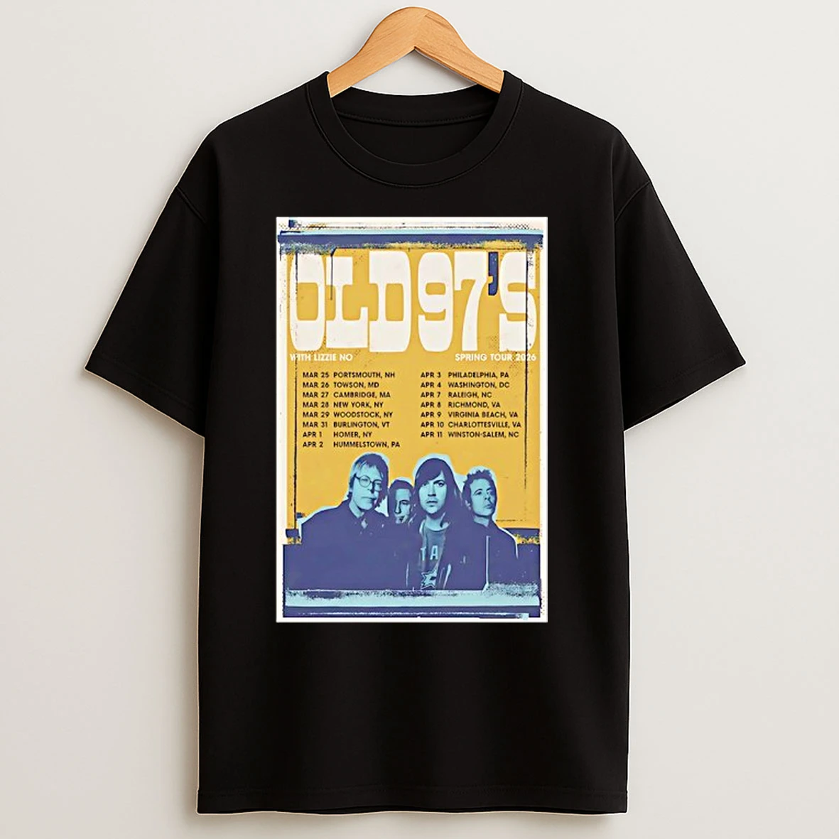 Classic Old 97s With Lizzno Spring 2026 Shows T Shirts