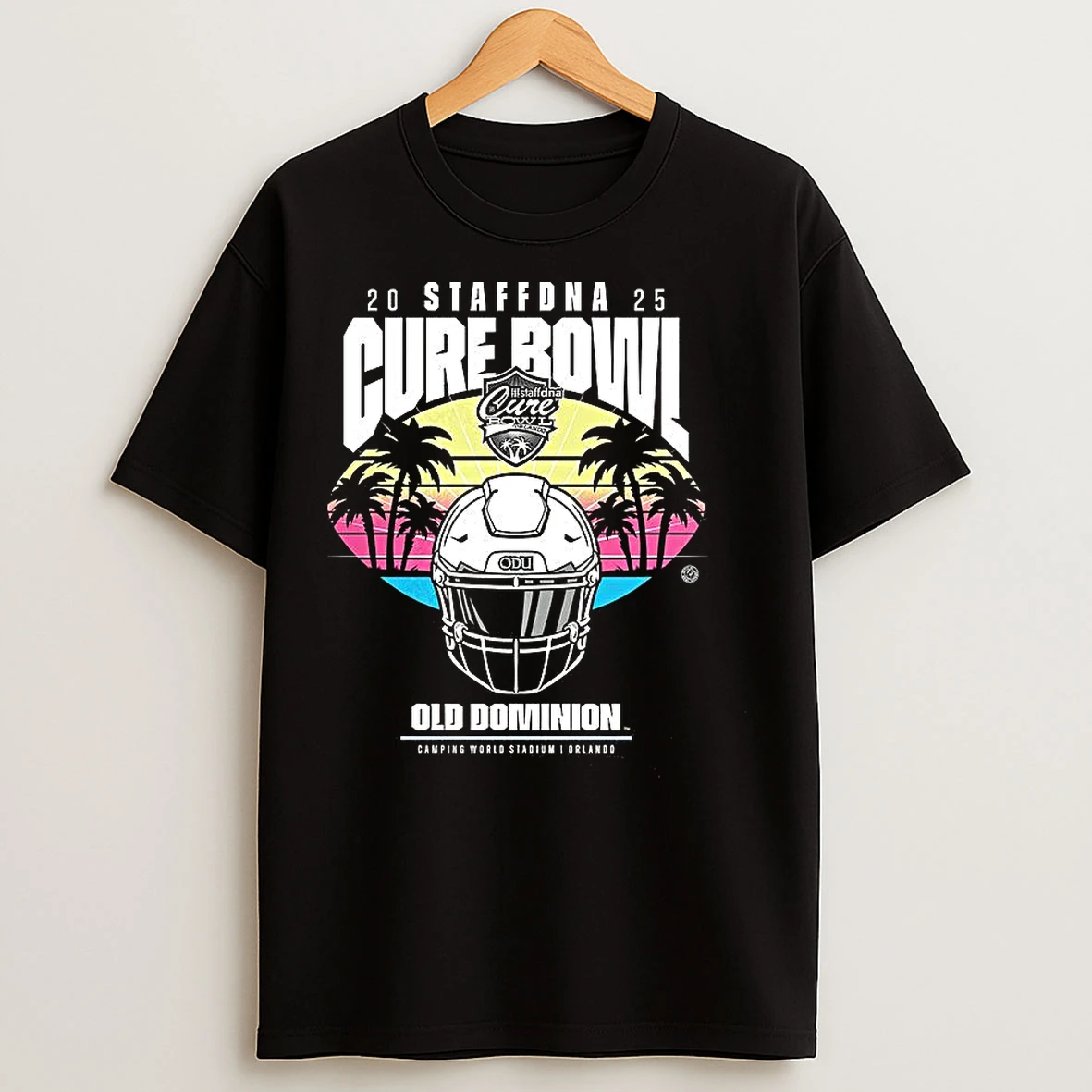 Classic Old Dominion 2025 Staffdna Cure Bowl T Shirts