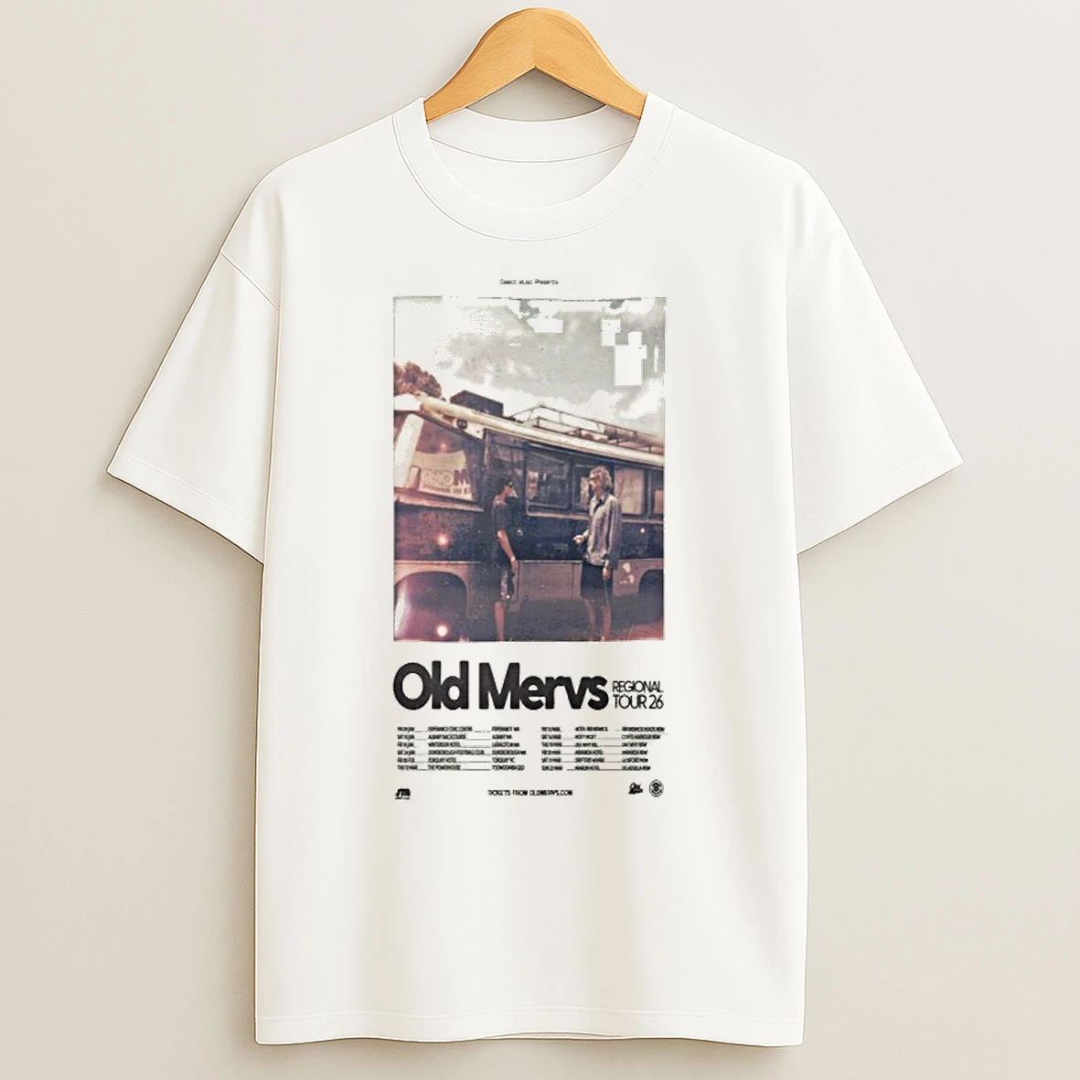 Classic Old Mervs Regional Tour 2026 T Shirts