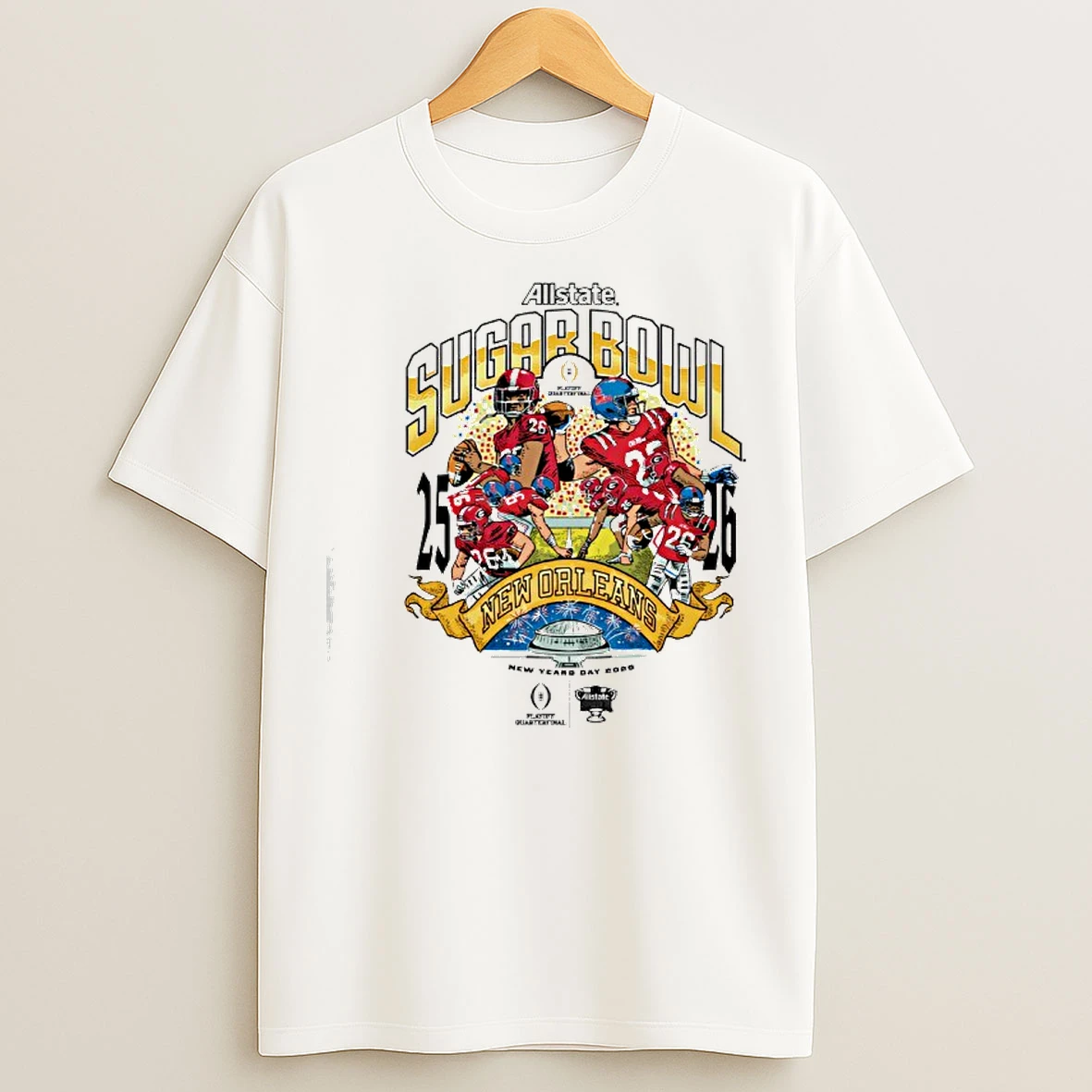 Classic Ole Miss 2026 Allstate Sugar Bowl New Orleans T Shirts