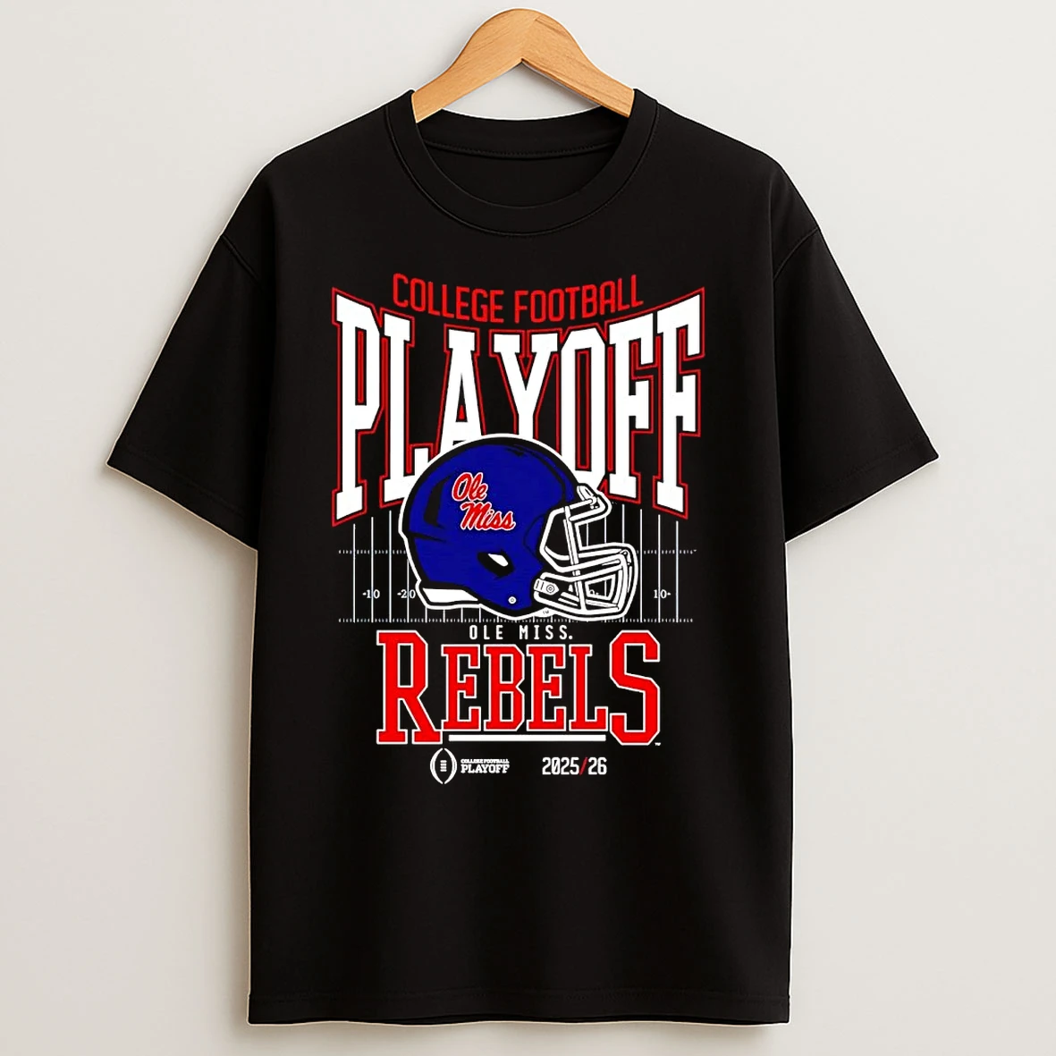 Classic Ole Miss Rebels 2025 26 College Football Playoff Cfp Helmet T Shirts