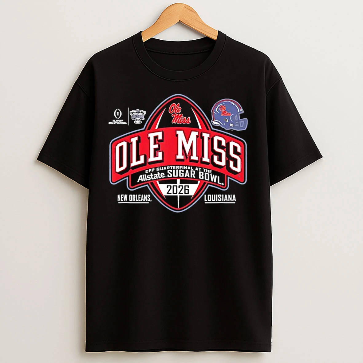 Classic Ole Miss Rebels Allstate Sugar Bowl Cfp Quarterfinal At The New Orleans 2026 T Shirts