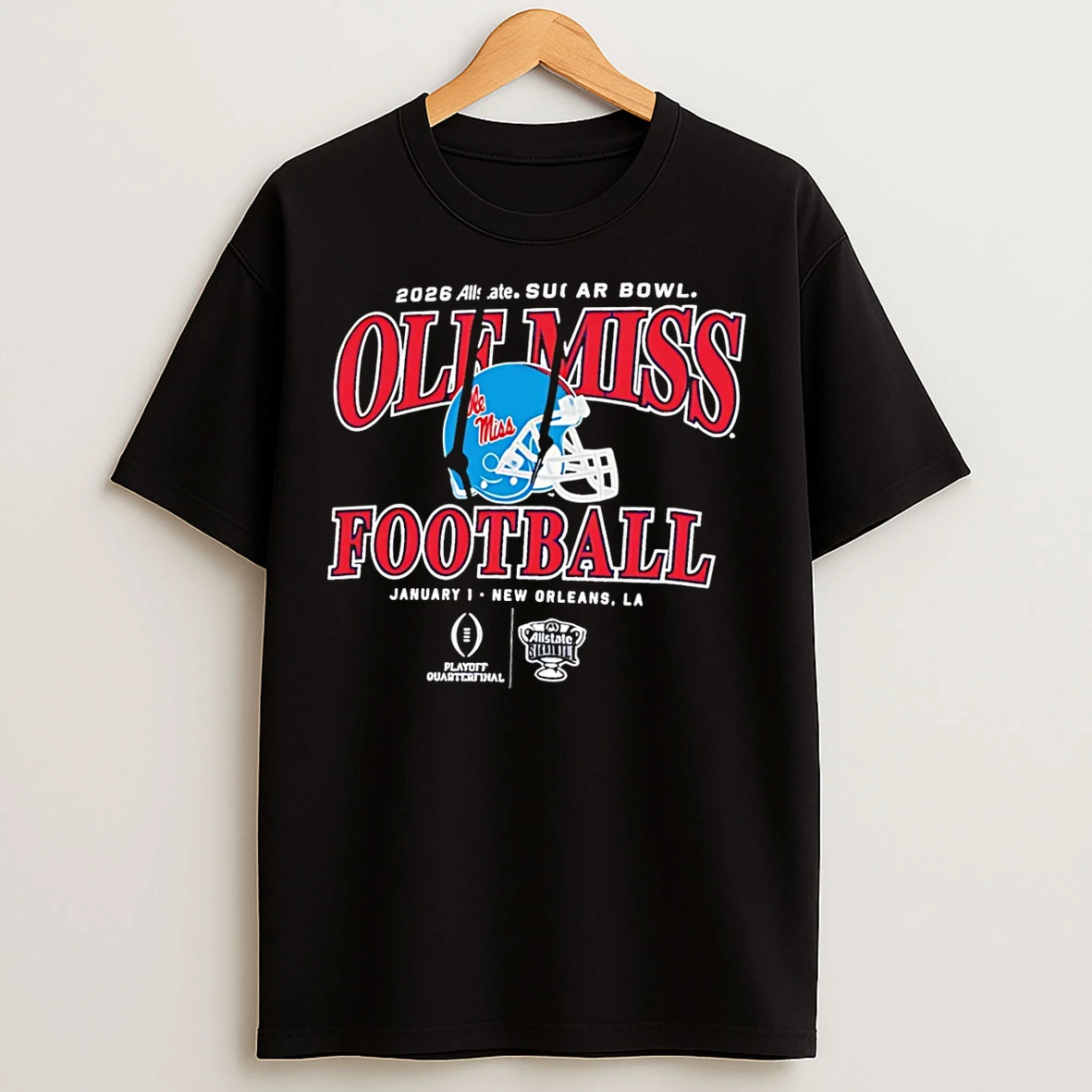 Classic Ole Miss Rebels Cfp 2026 Sugar Bowl Bound Classic T Shirts