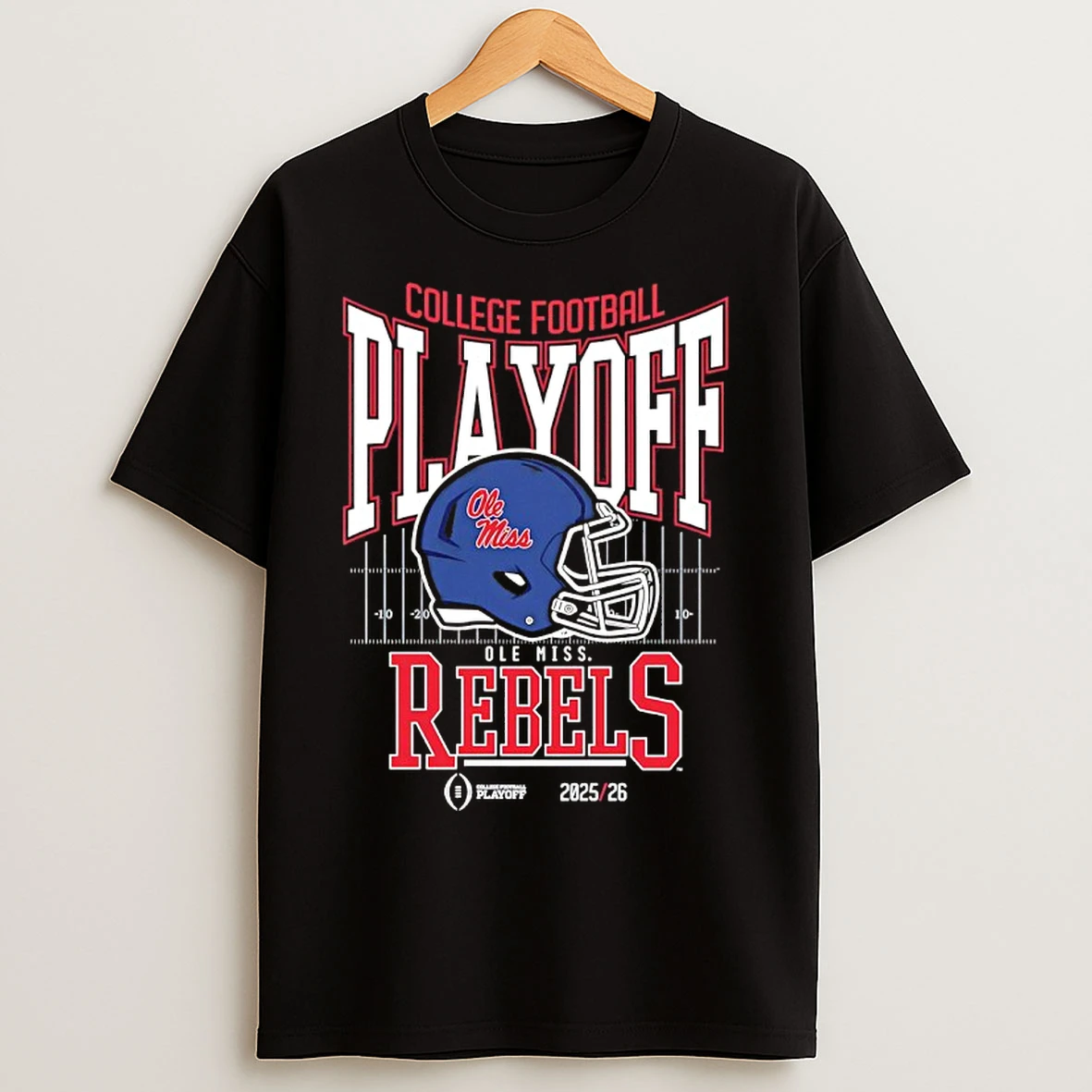 Classic Ole Miss Rebels College Football Playoff 2025 26 Helmet T Shirts