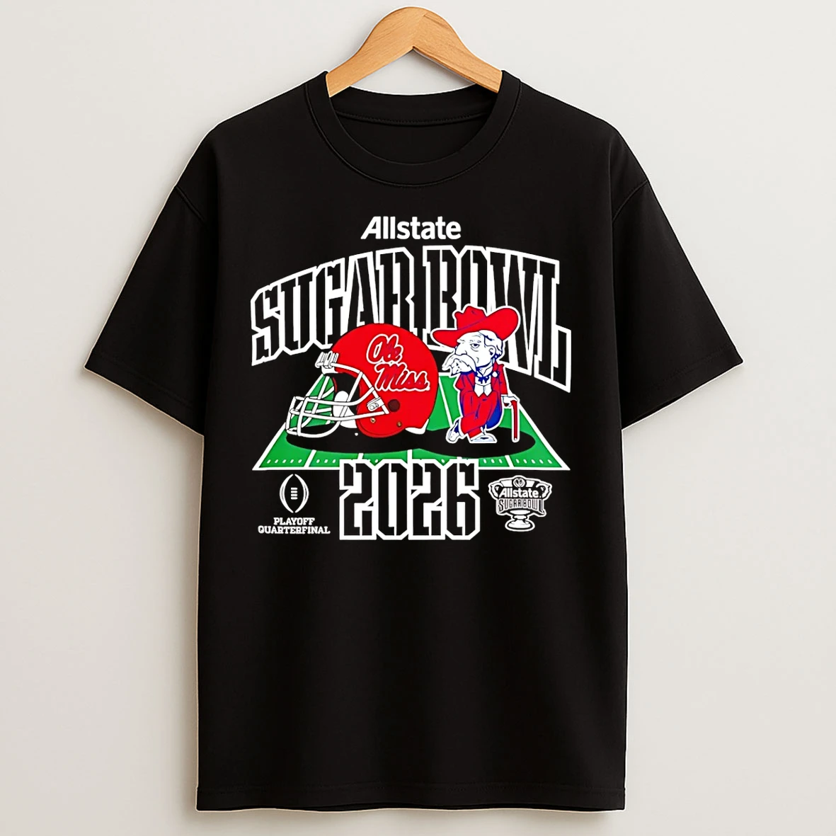 Classic Ole Miss Rebels Football 2026 Cfp Sugar Bowl T Shirts