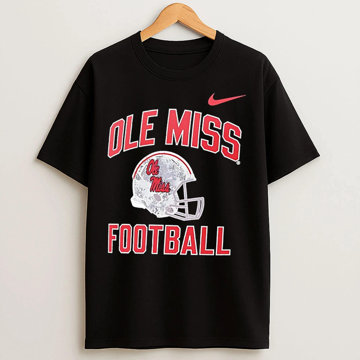 Classic Ole Miss Rebels Football Nike Helmet 2025 T Shirts