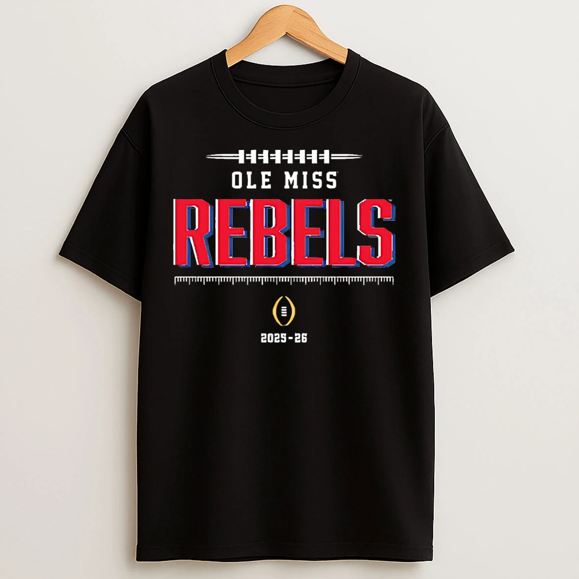 Classic Ole Miss Rebels Playoff Bound College Football Playoff 2025 26 T Shirts
