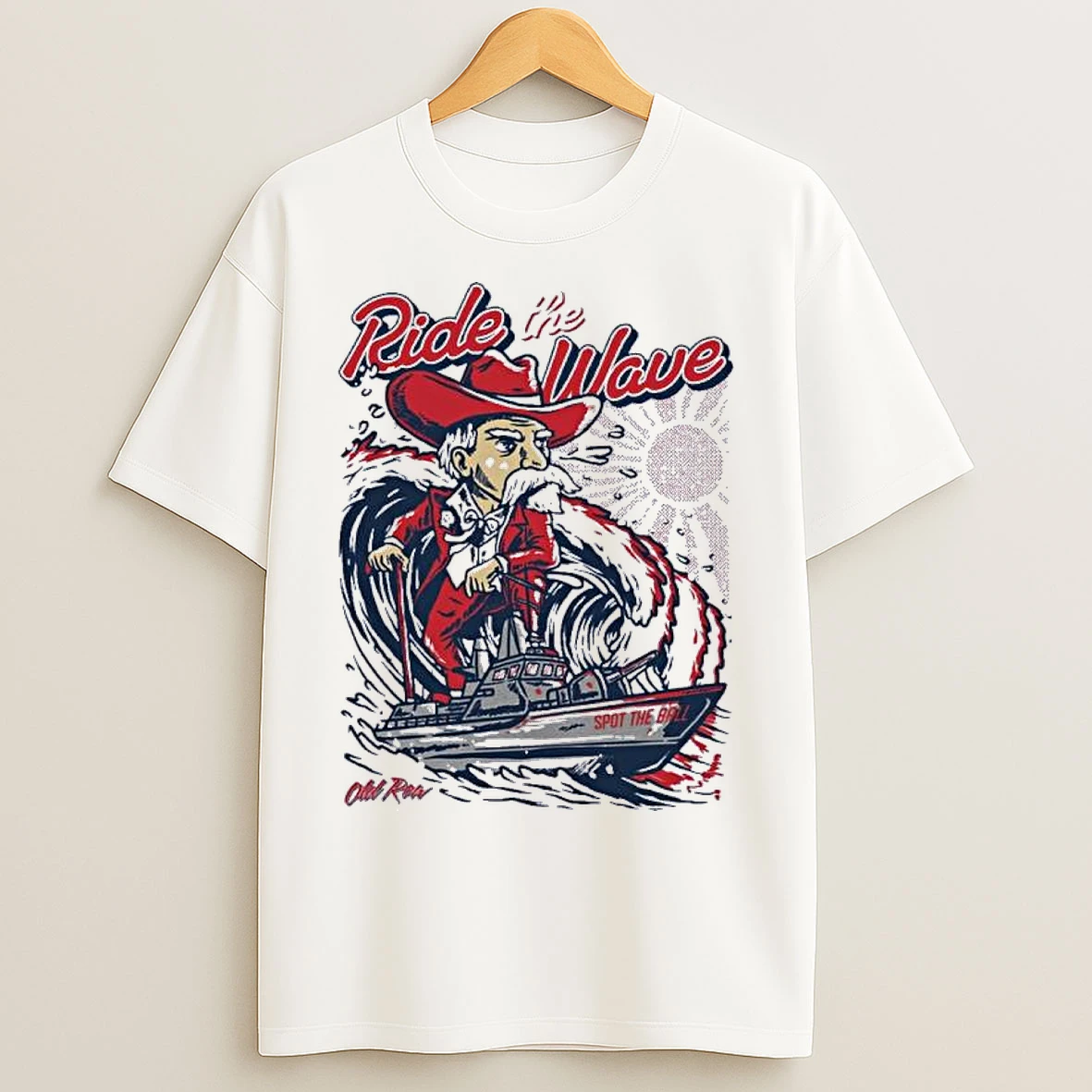 Classic Ole Miss Rebels Ride The Wave Beat Tulane T Shirts