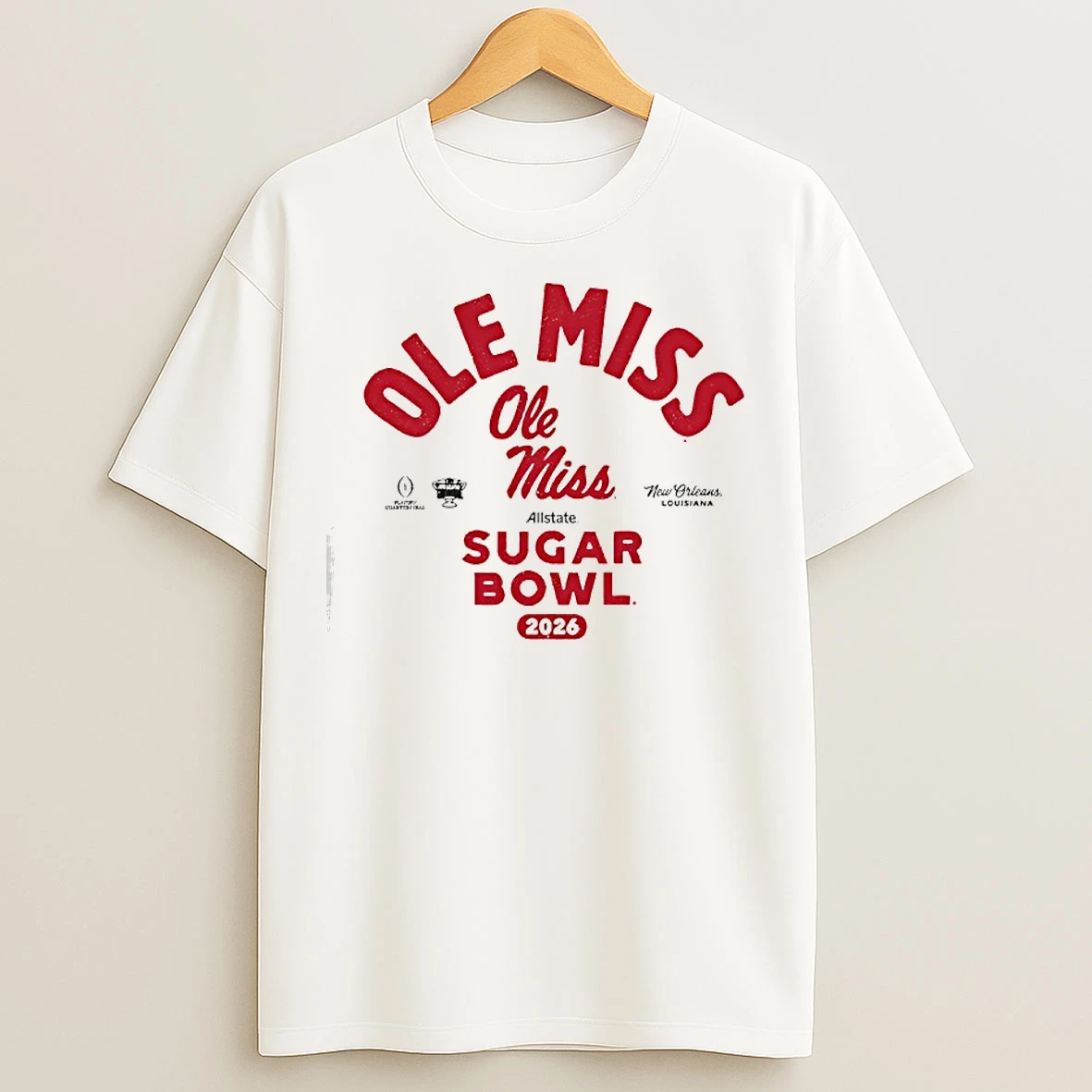Classic Ole Miss Rebels Football 2025 Allstate Sugar Bowl Cfp New Orleans Louisiana T Shirts