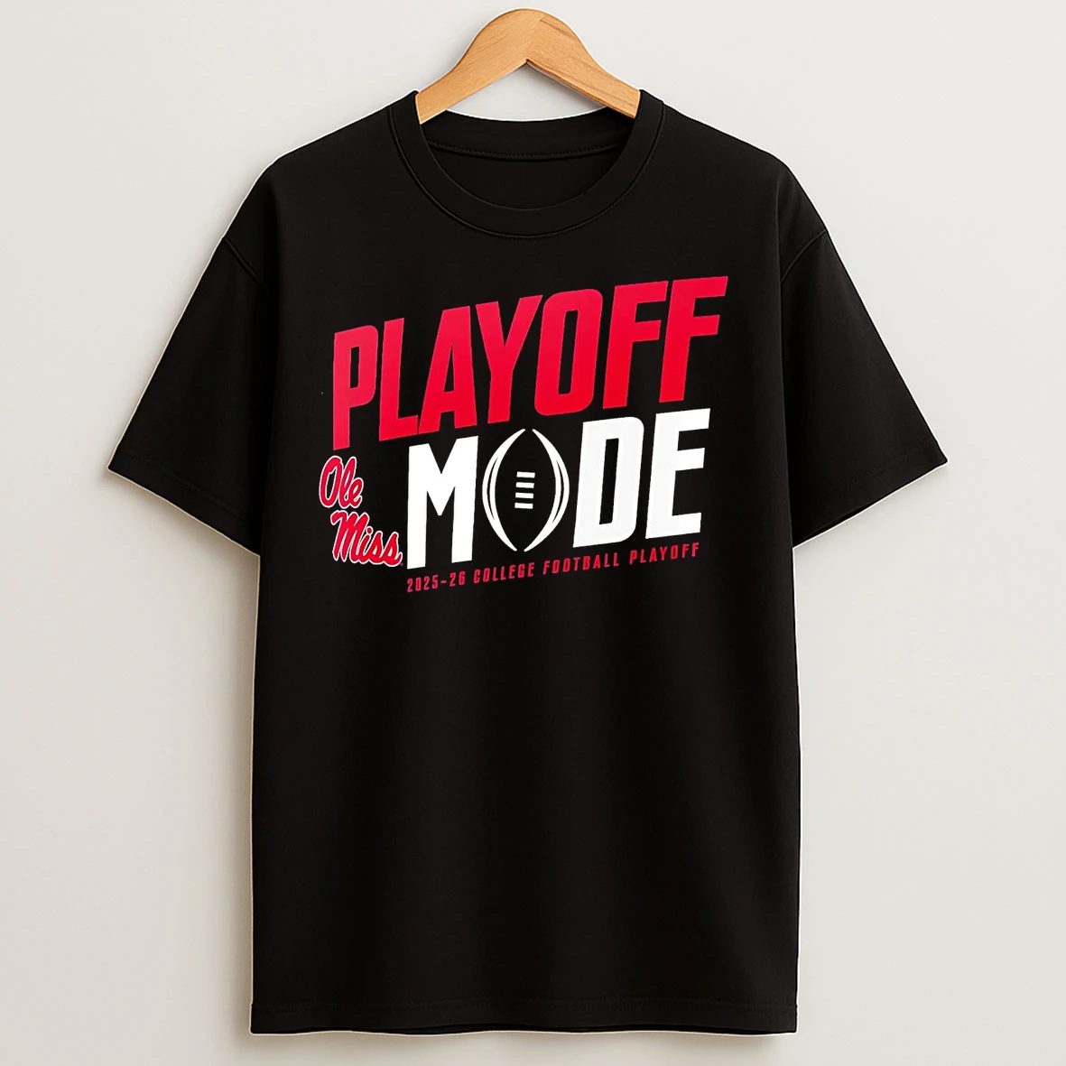 Classic Ole Miss Rebels Playoff Mode 2025 26 College Football Playoff T Shirts