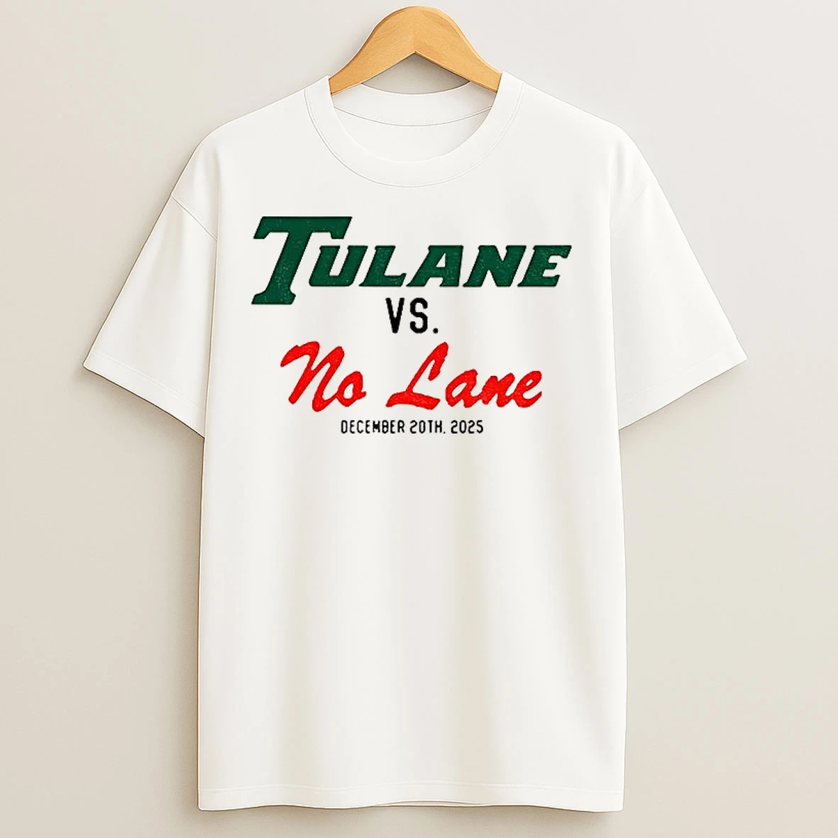 Classic Ole Miss Tulane Vs No Lane Dec 20 2025 T Shirts