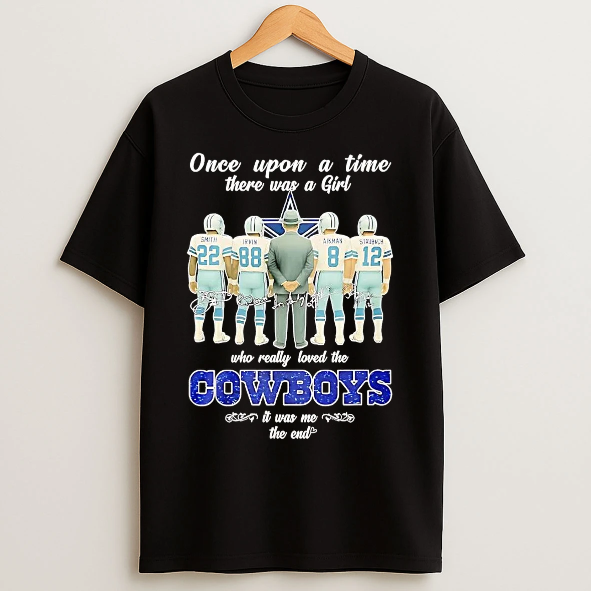 Classic Once Upon A Time There Was A Girl Really Loved Dallas Cowboys T Shirts
