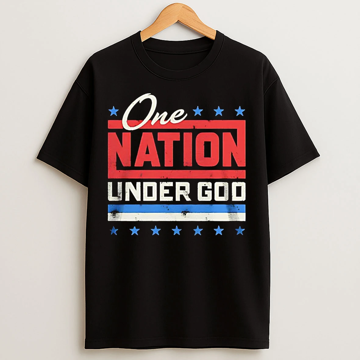 Classic One Nation Under God America T Shirts
