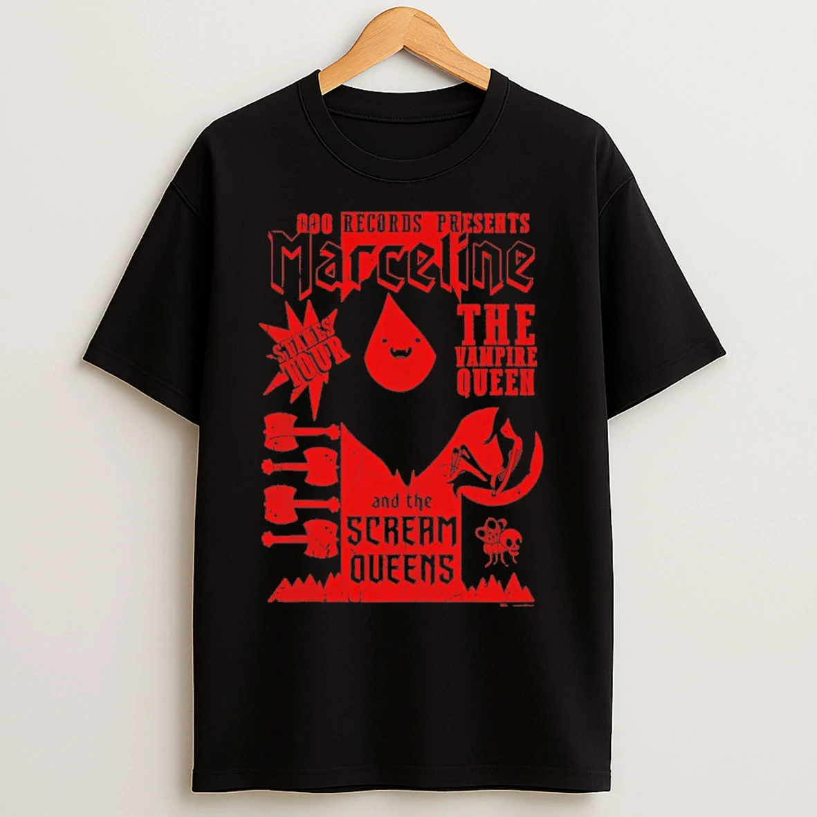 Classic Ooo Records Presents Marceline The Vampire Queen T Shirts