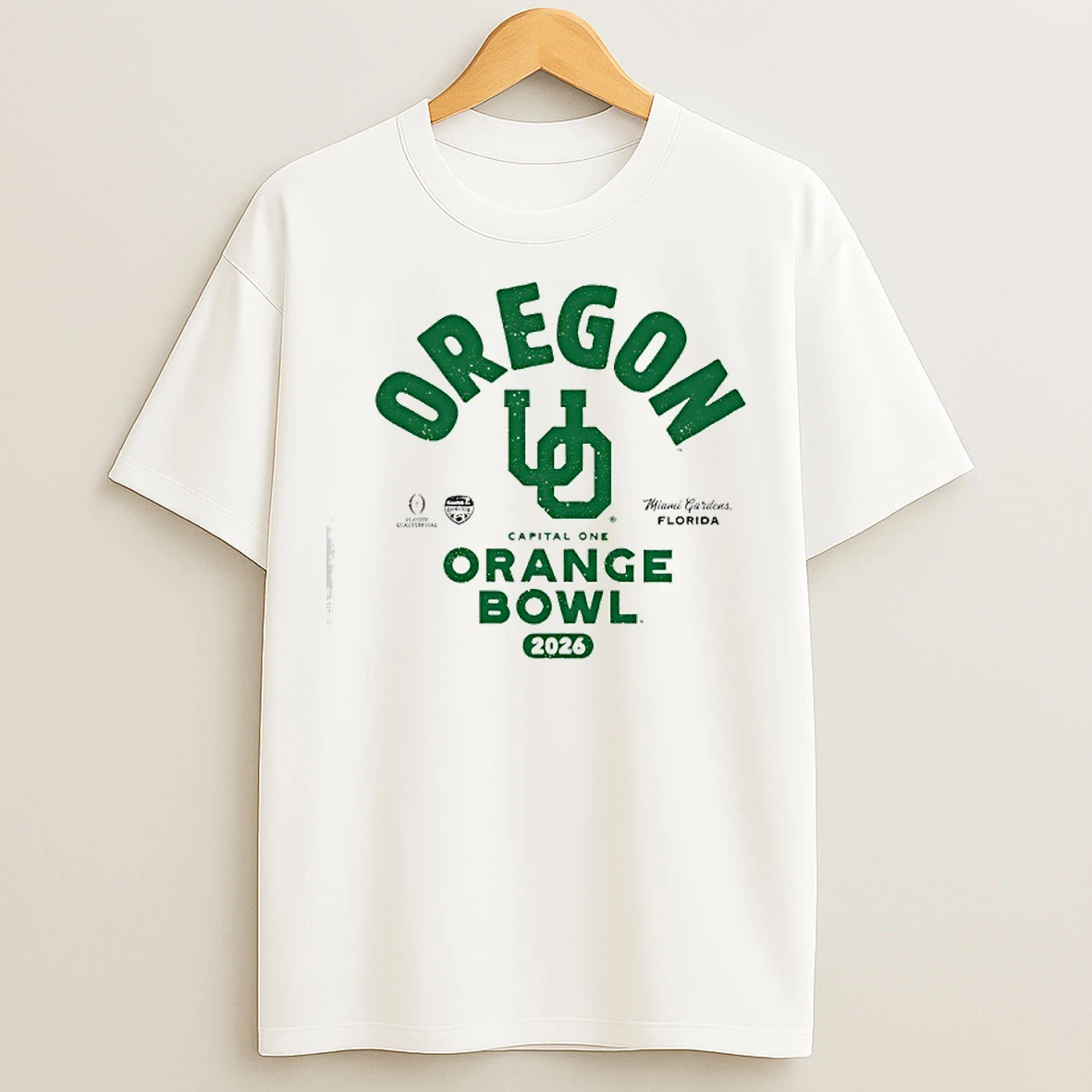 Classic Oregon 2026 Capital One Orange Bowl Bound T Shirts