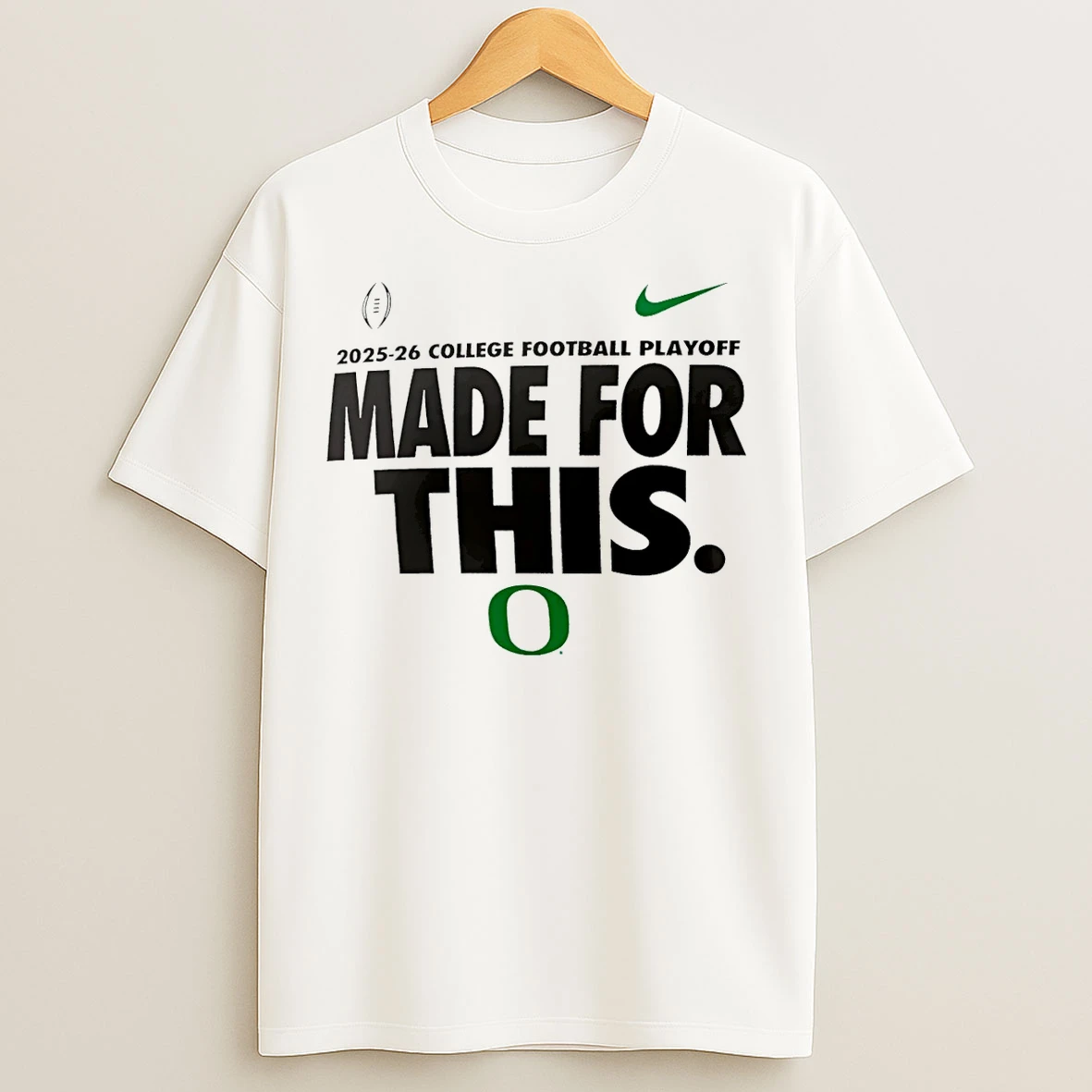 Classic Oregon Ducks 2025 26 College Football Playoff Made For This T Shirts