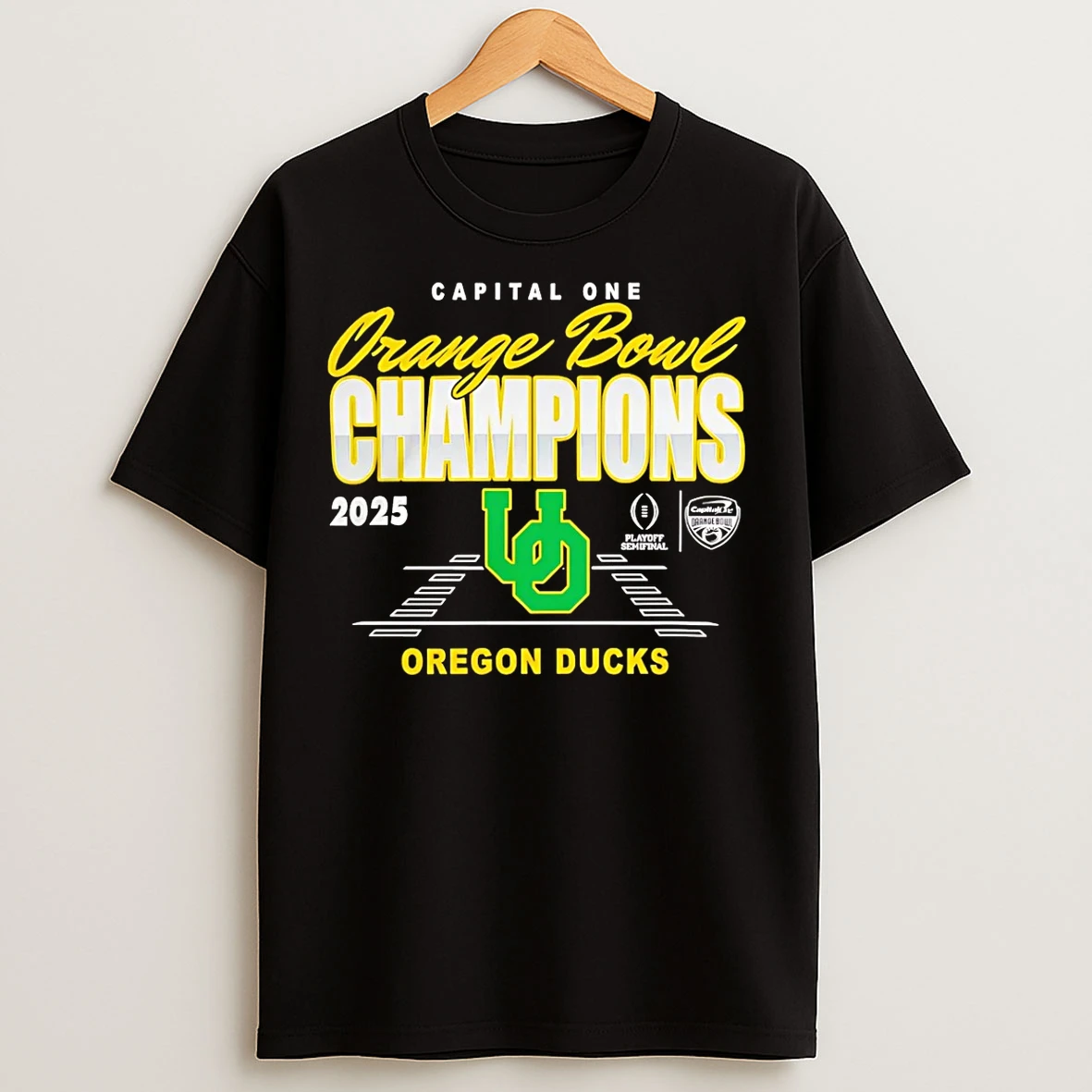 Classic Oregon Ducks 2026 Orange Bowl Champions Cfp Classic T Shirts