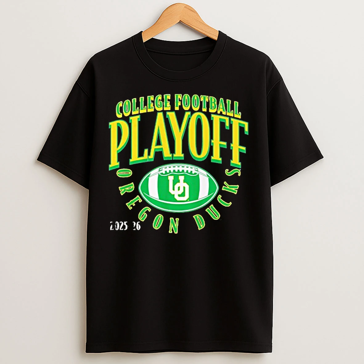Classic Oregon Ducks College Football Playoff 2025 26 Curve T Shirts
