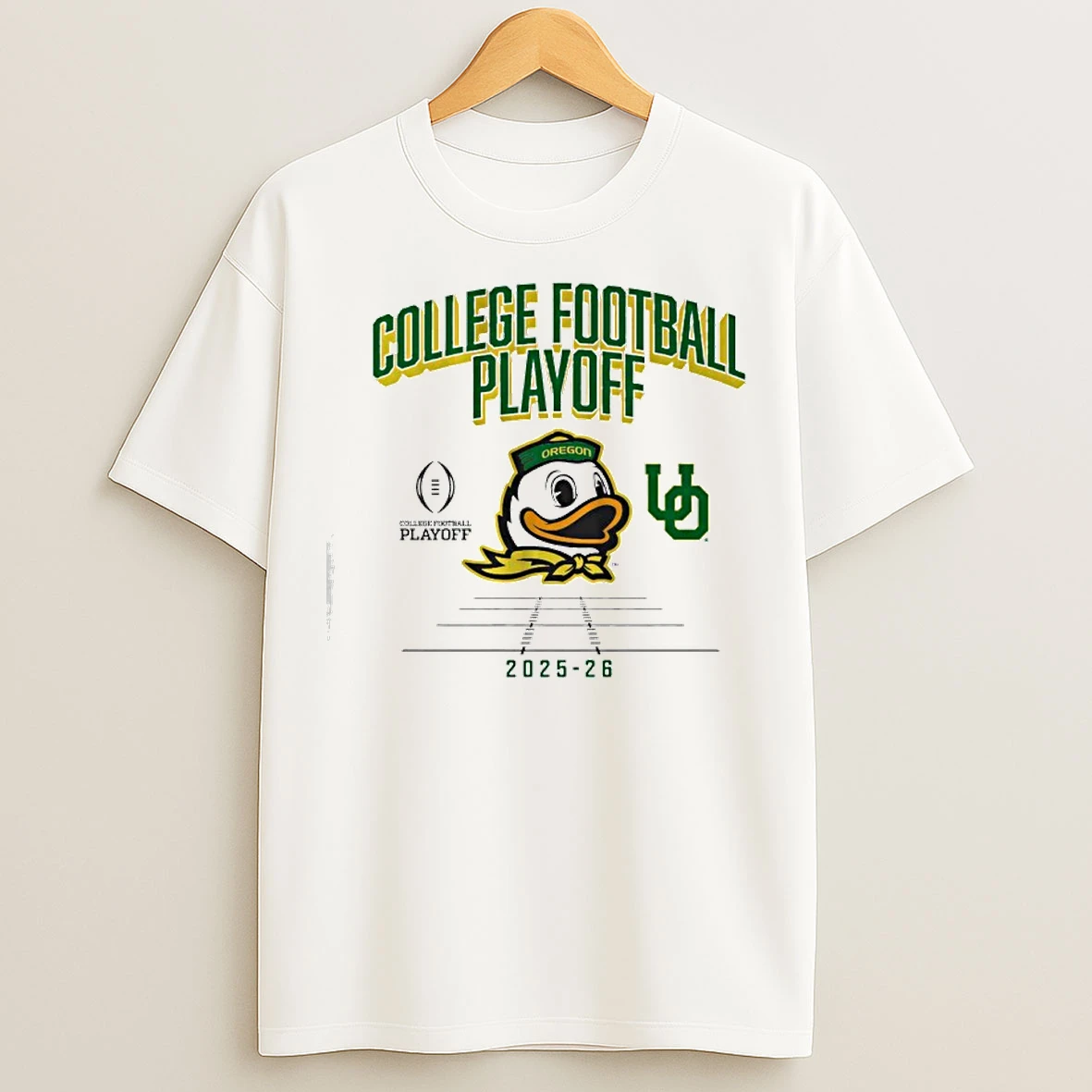 Classic Oregon Ducks College Football Playoff 2025 26 Mascot T Shirts