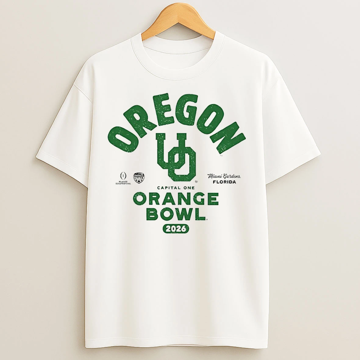 Classic Oregon Ducks Football 2026 Capital One Orange Bowl T Shirts