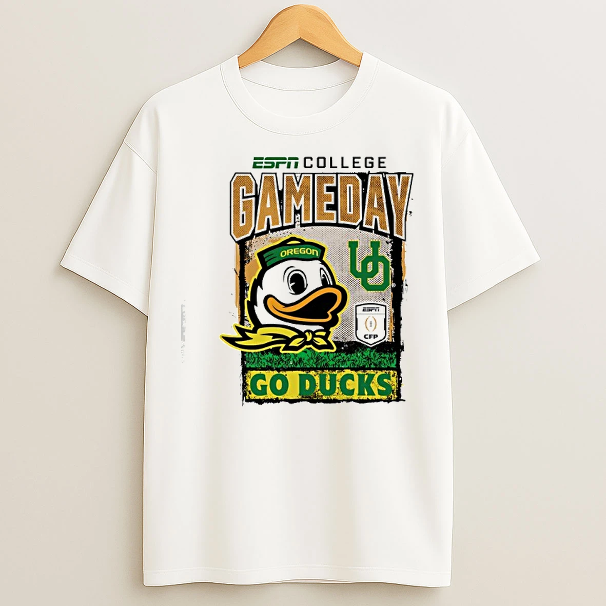 Classic Oregon Ducks Mascot Espn College Gameday 2025 2026 College Football Playoff T Shirts