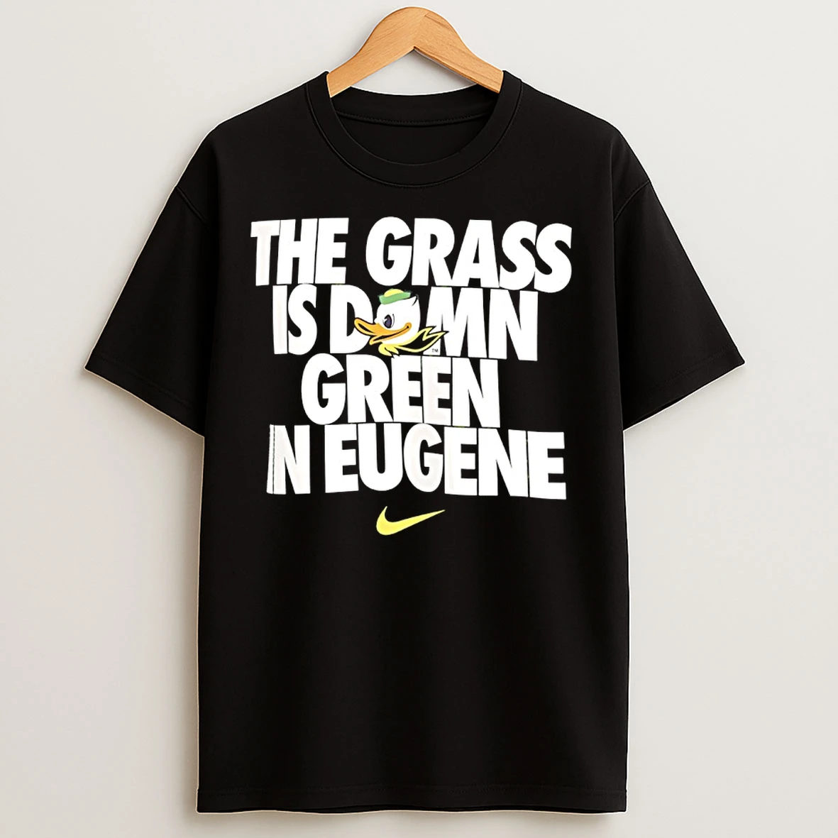 Classic Oregon Ducks The Grass Is Green In Eugene Nike T Shirts