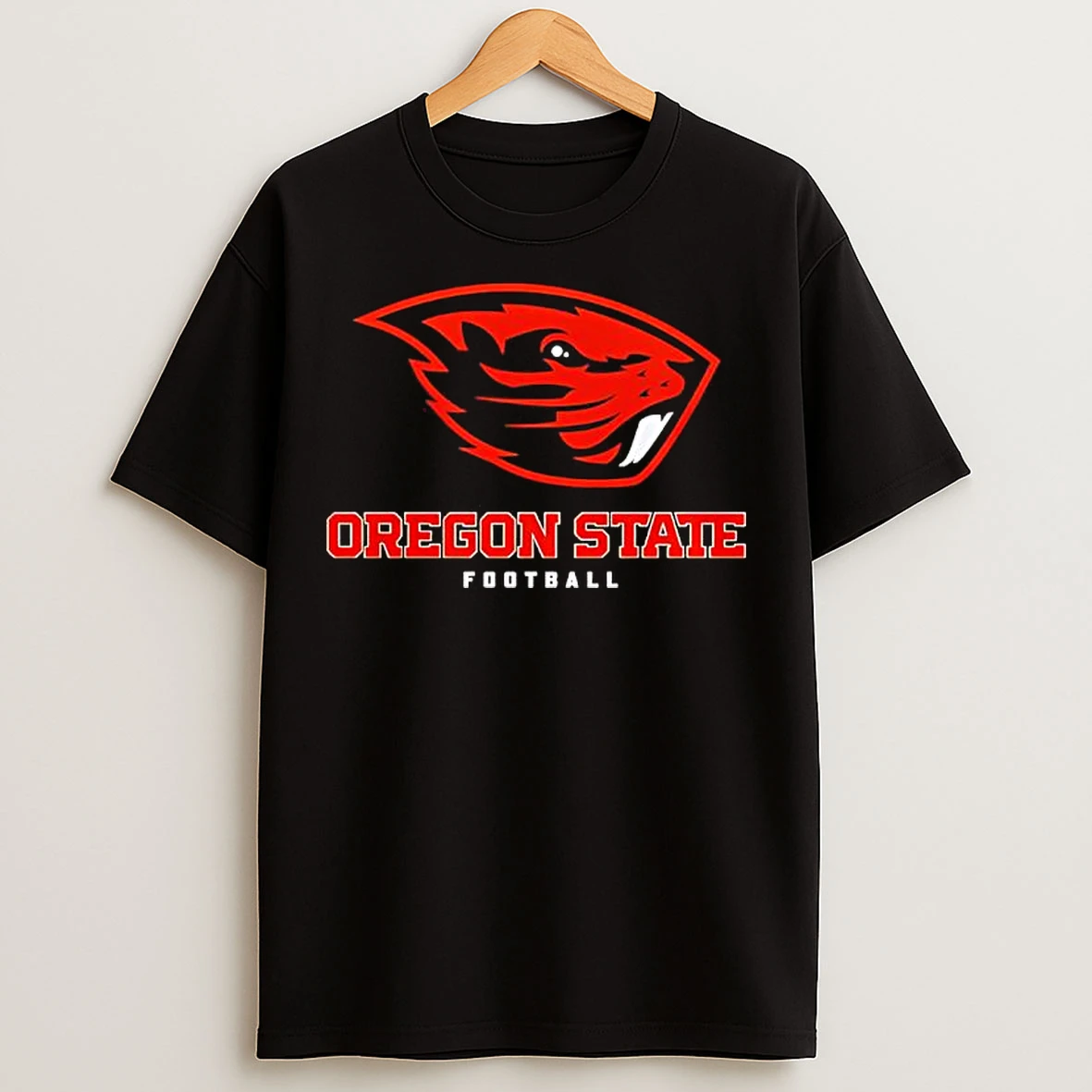 Classic Oregon State University Beavers Football Logo T Shirts