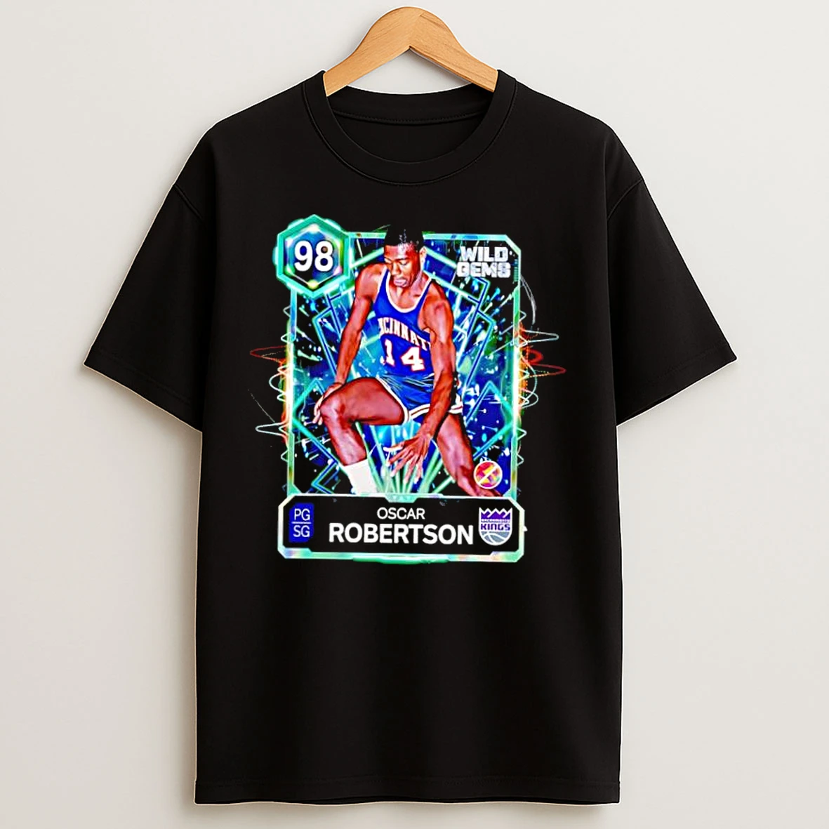 Classic Oscar Robertson Nba 2k Myteam Wild Gems 98 T Shirts