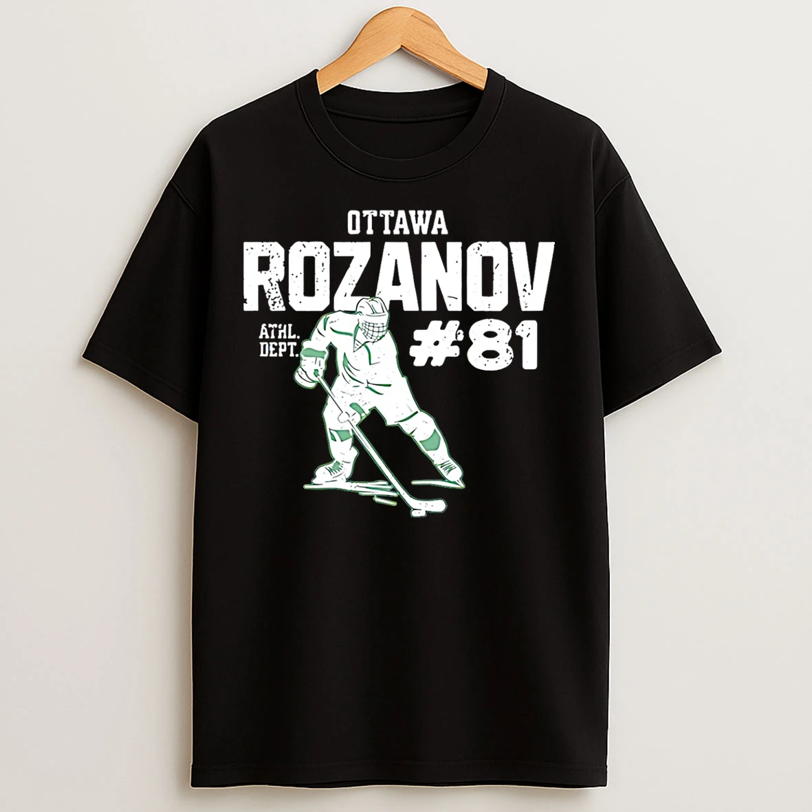 Classic Ottawa Rozanov 81 Hockey Ilya Grigoryevich Rozanov T Shirts