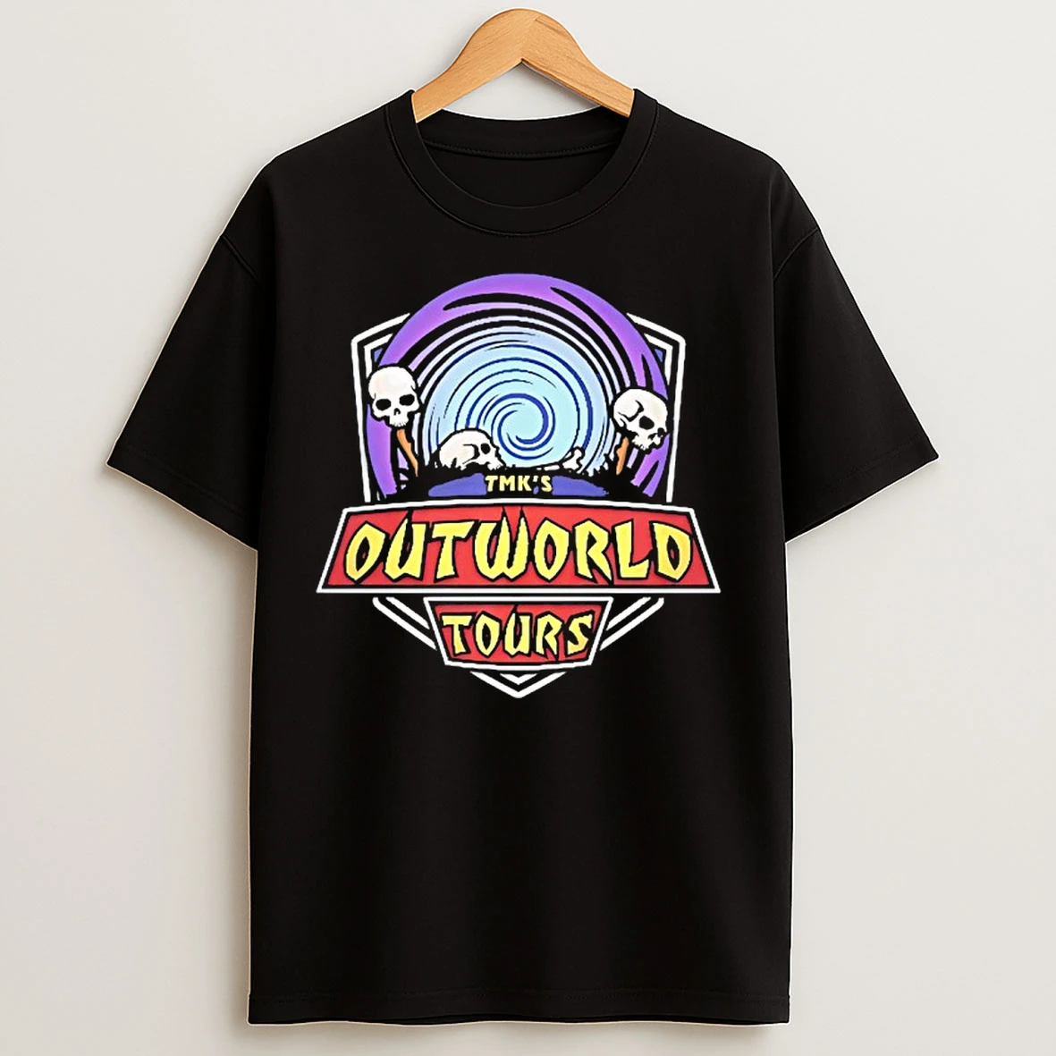 Classic Outworld Tours Skulls T Shirts