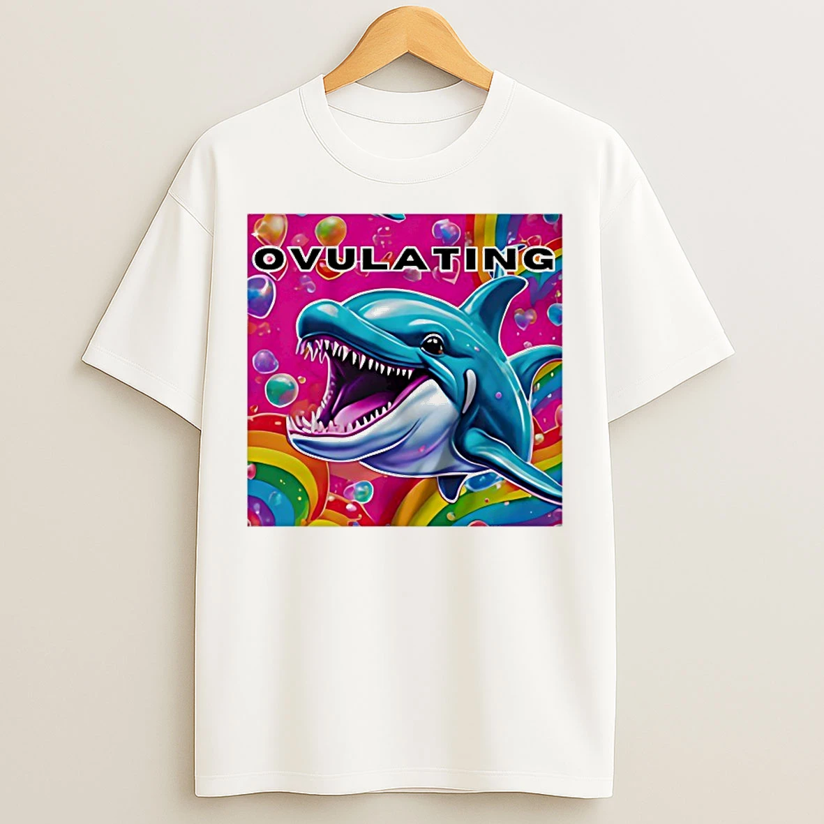 Classic Ovulations Dolphin Shark T Shirts
