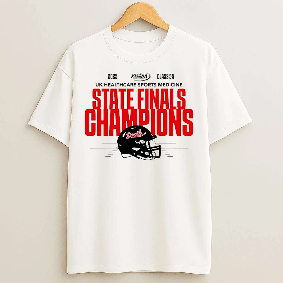 Classic Owensboro Devils 2025 Khsaa Football 5a State Finals Champions T Shirts