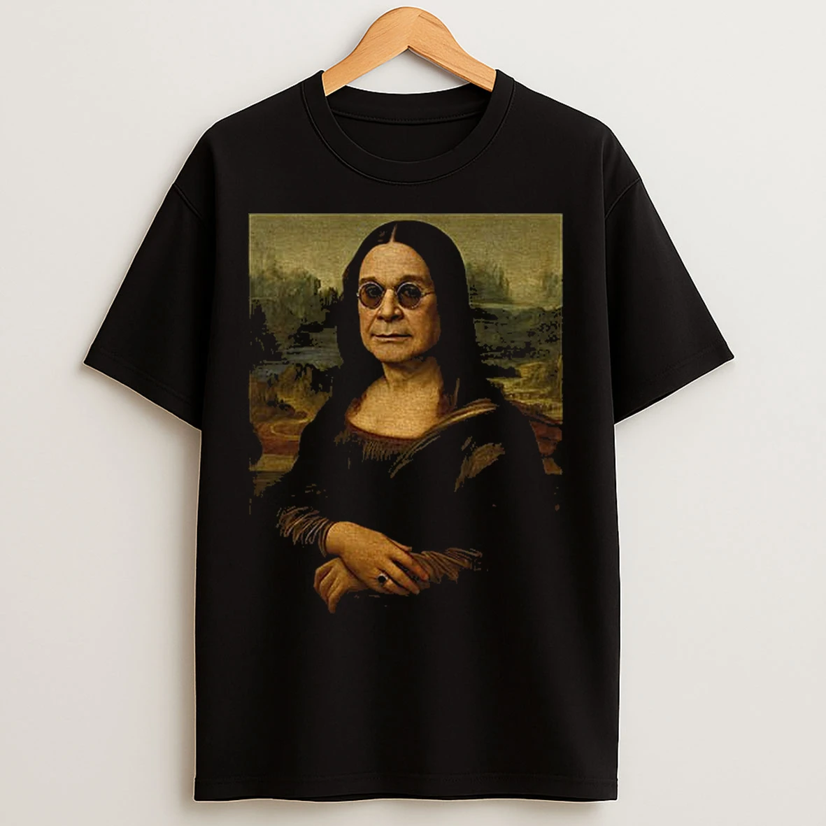 Classic Ozzy Osbourne X Mona Lisa Renaissance Rock Legend Rip 2025 T Shirts