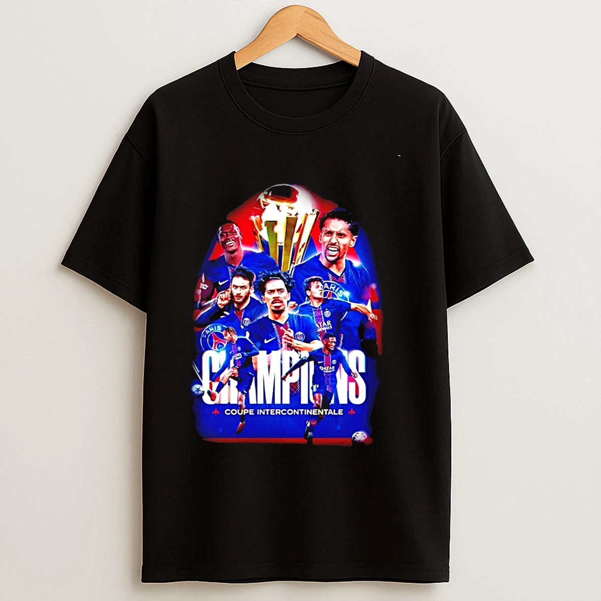 Classic Psg 2025 Intercontinental Cup Champions Couple Intercontinentale T Shirts