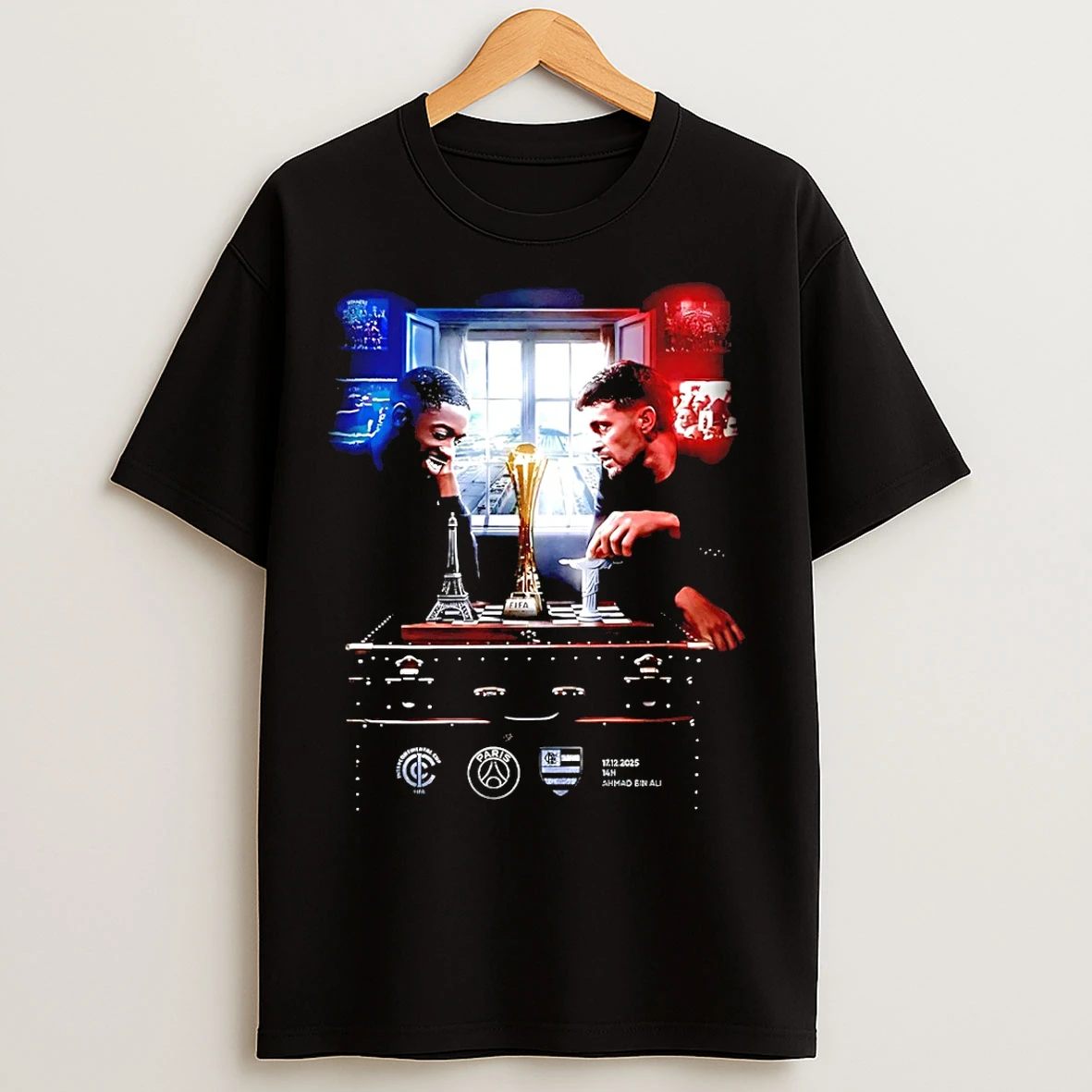Classic Psg 2025 Intercontinental Cup Champions Psg And Flamengo T Shirts