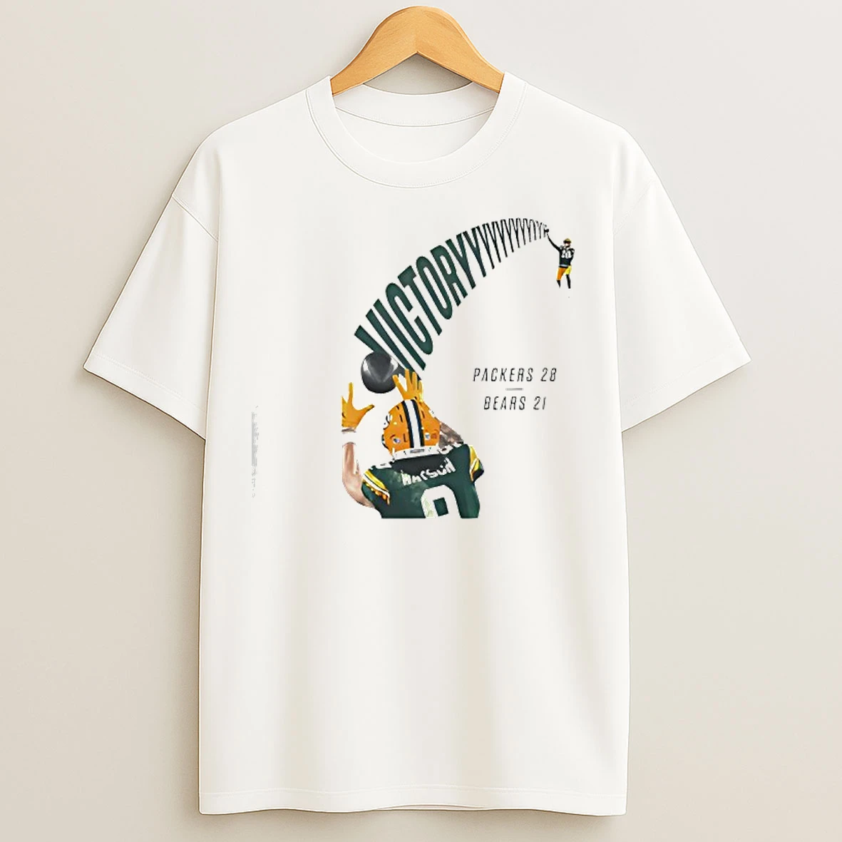 Classic Packers Victory 28 Bears 21 T Shirts