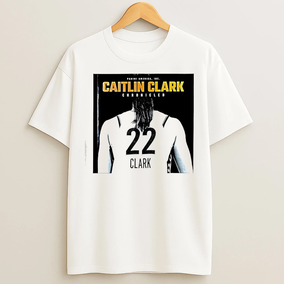 Classic Panini America Caitlin Clark Chronicled Collectible Book T Shirts