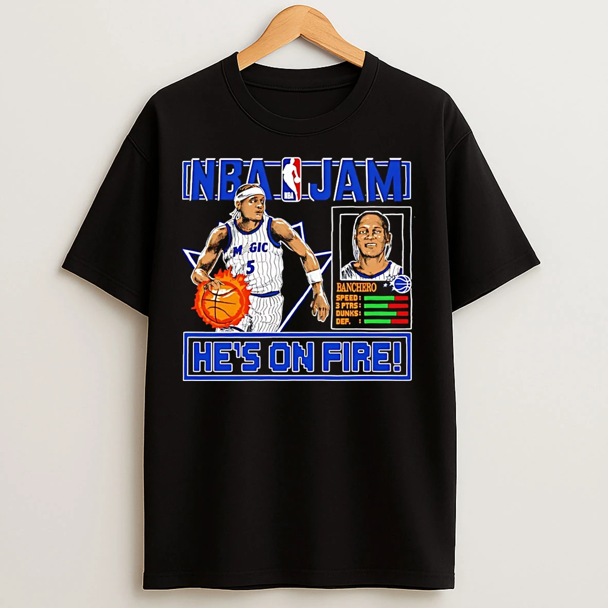 Classic Paolo Banchero Orlando Magic Nba Jam T Shirts