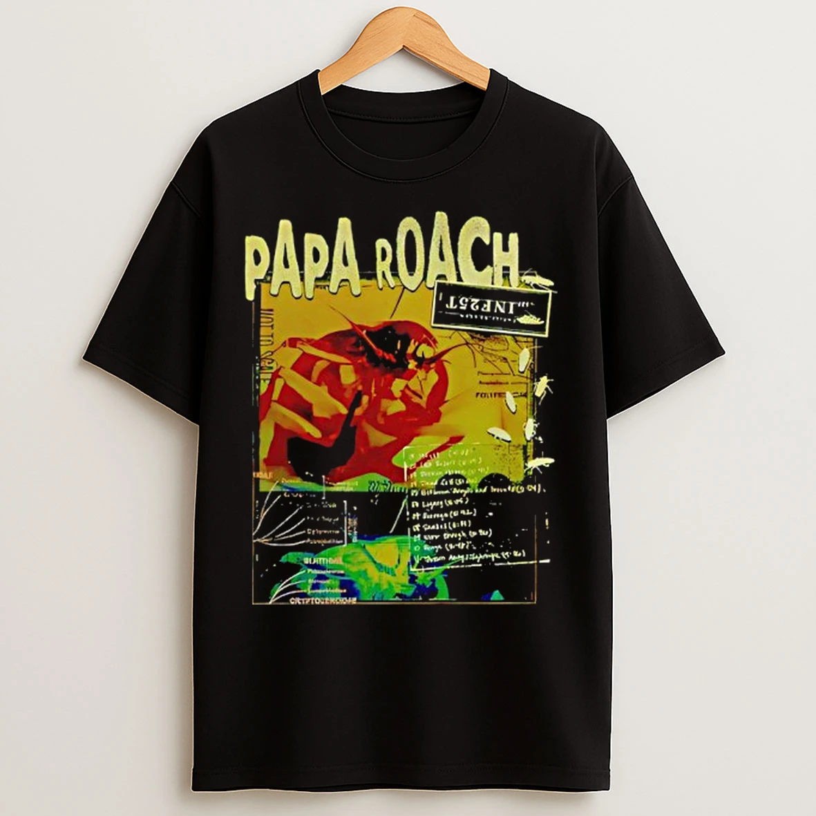 Classic Papa Roach Inf25t Scraps T Shirts
